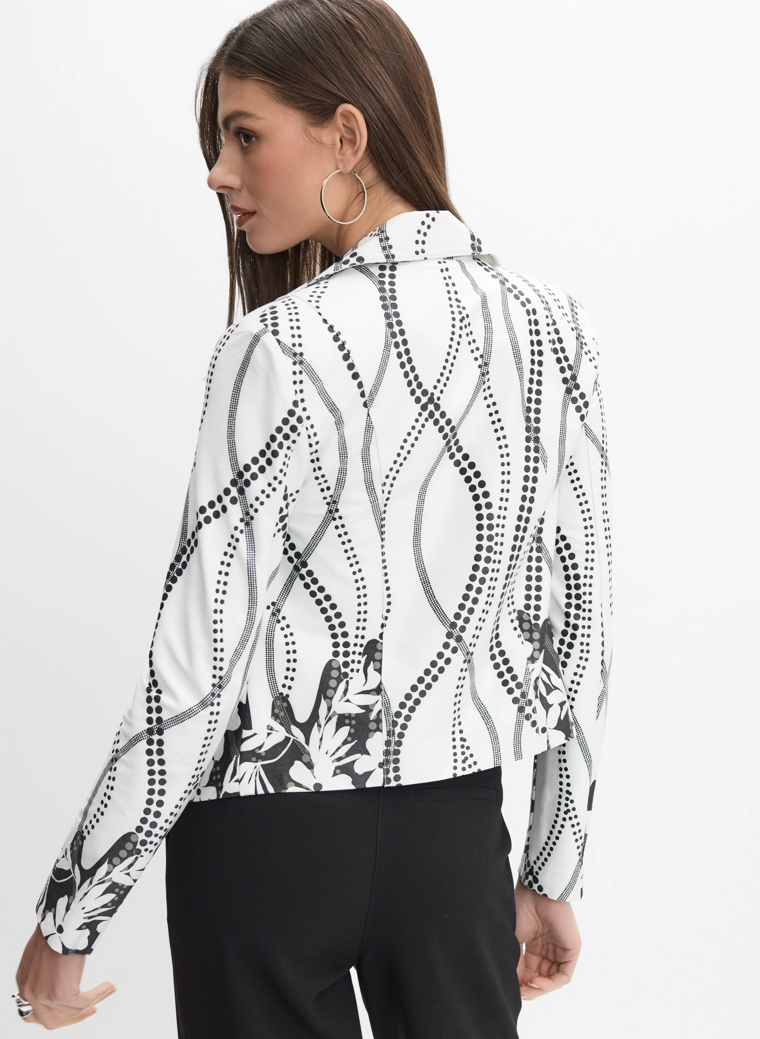 Joseph Ribkoff - Mixed Print Jacket - Image 4