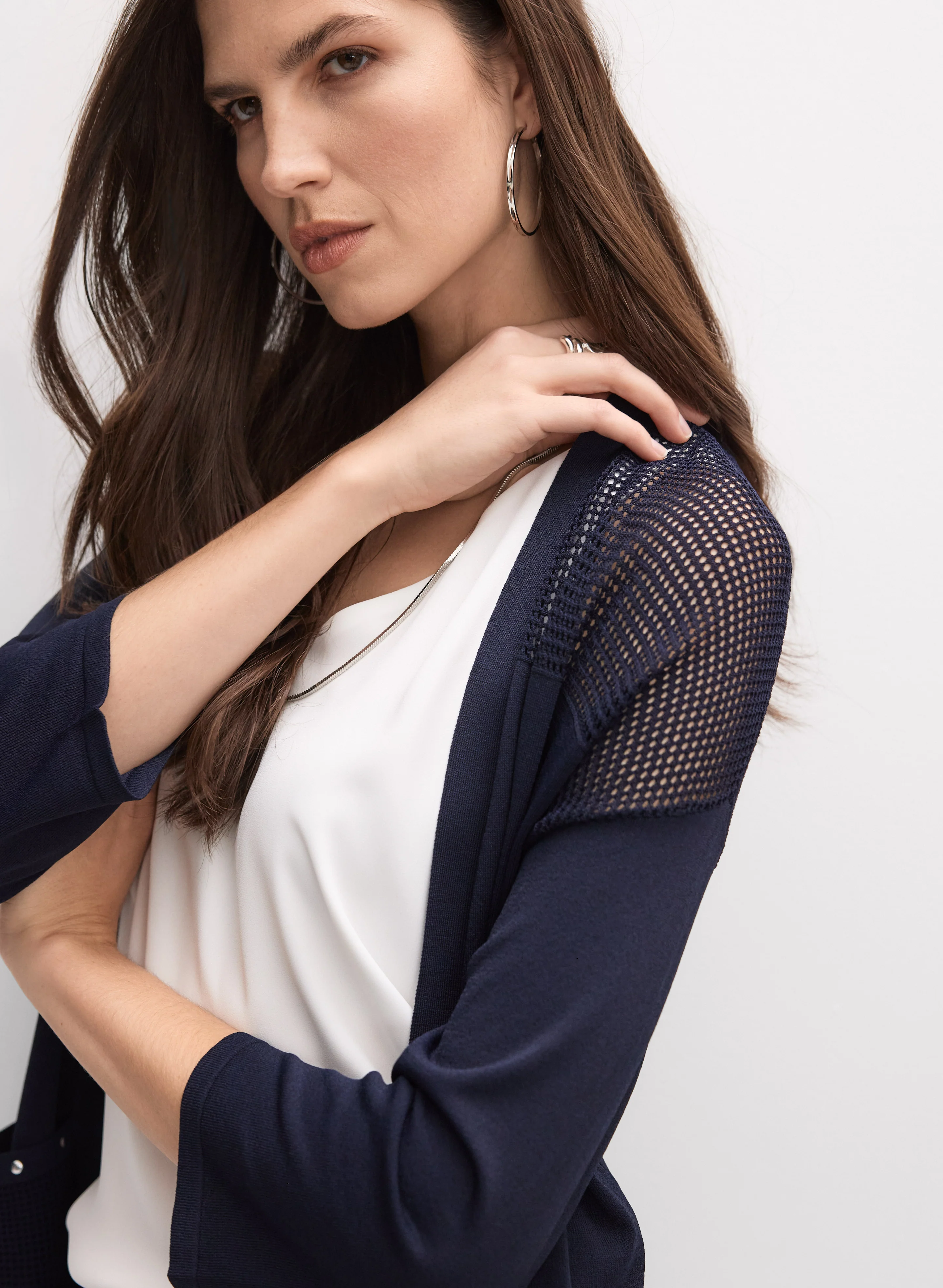 Joseph Ribkoff - Open Long Cardigan - Image 2