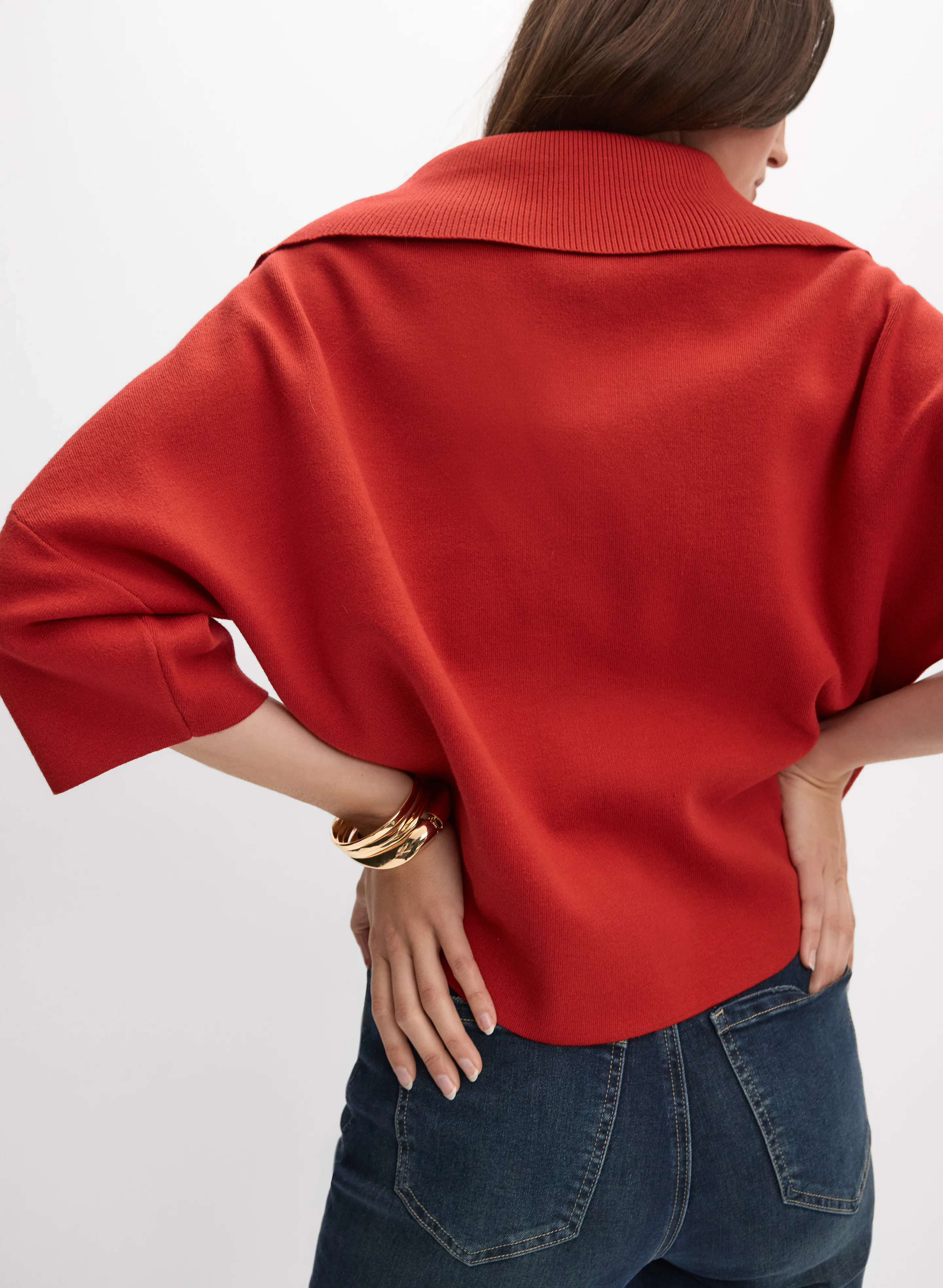 Joseph Ribkoff - Oversized Knit Top - Image 4