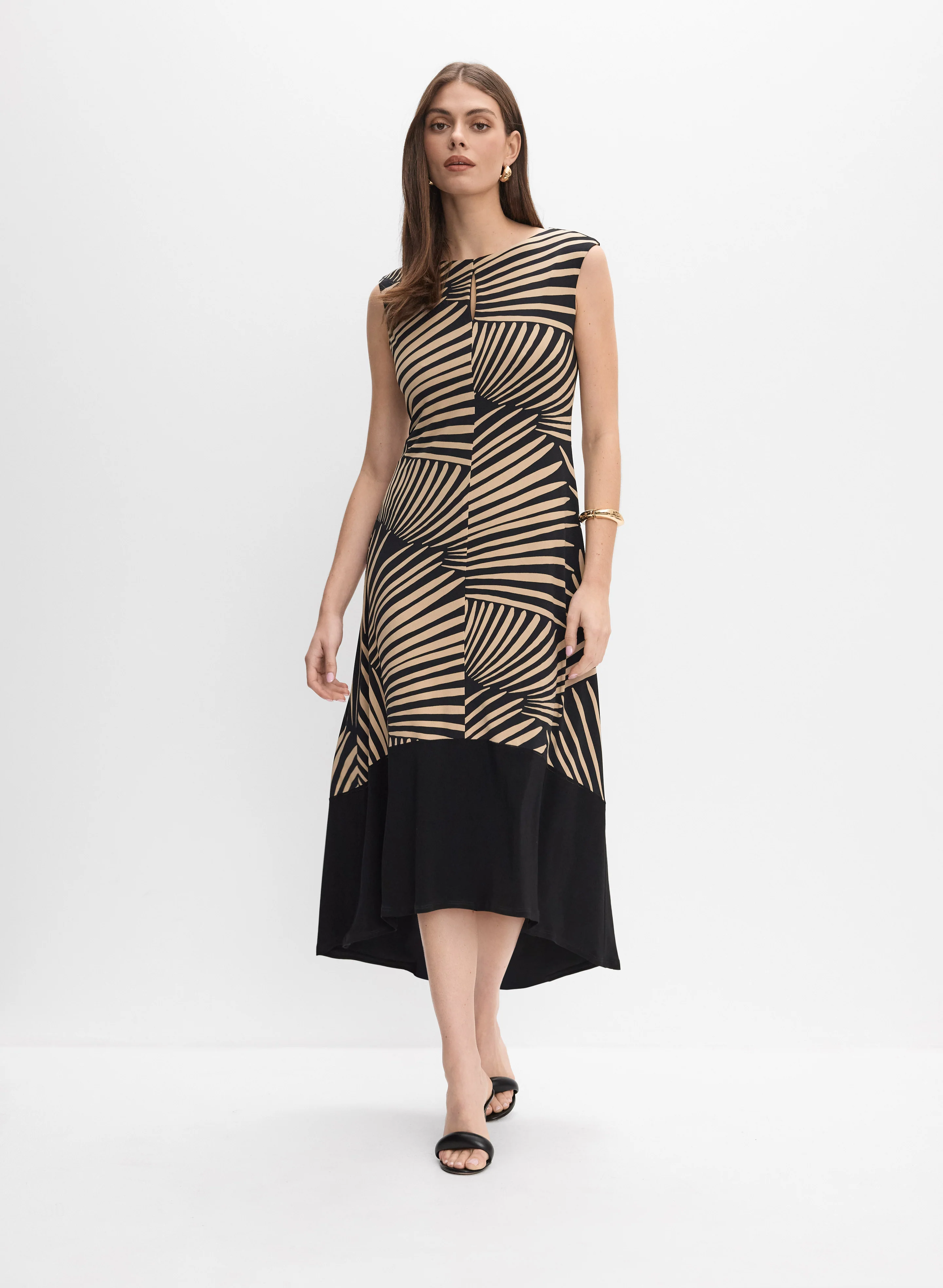 Joseph Ribkoff - Palm Print Dress
