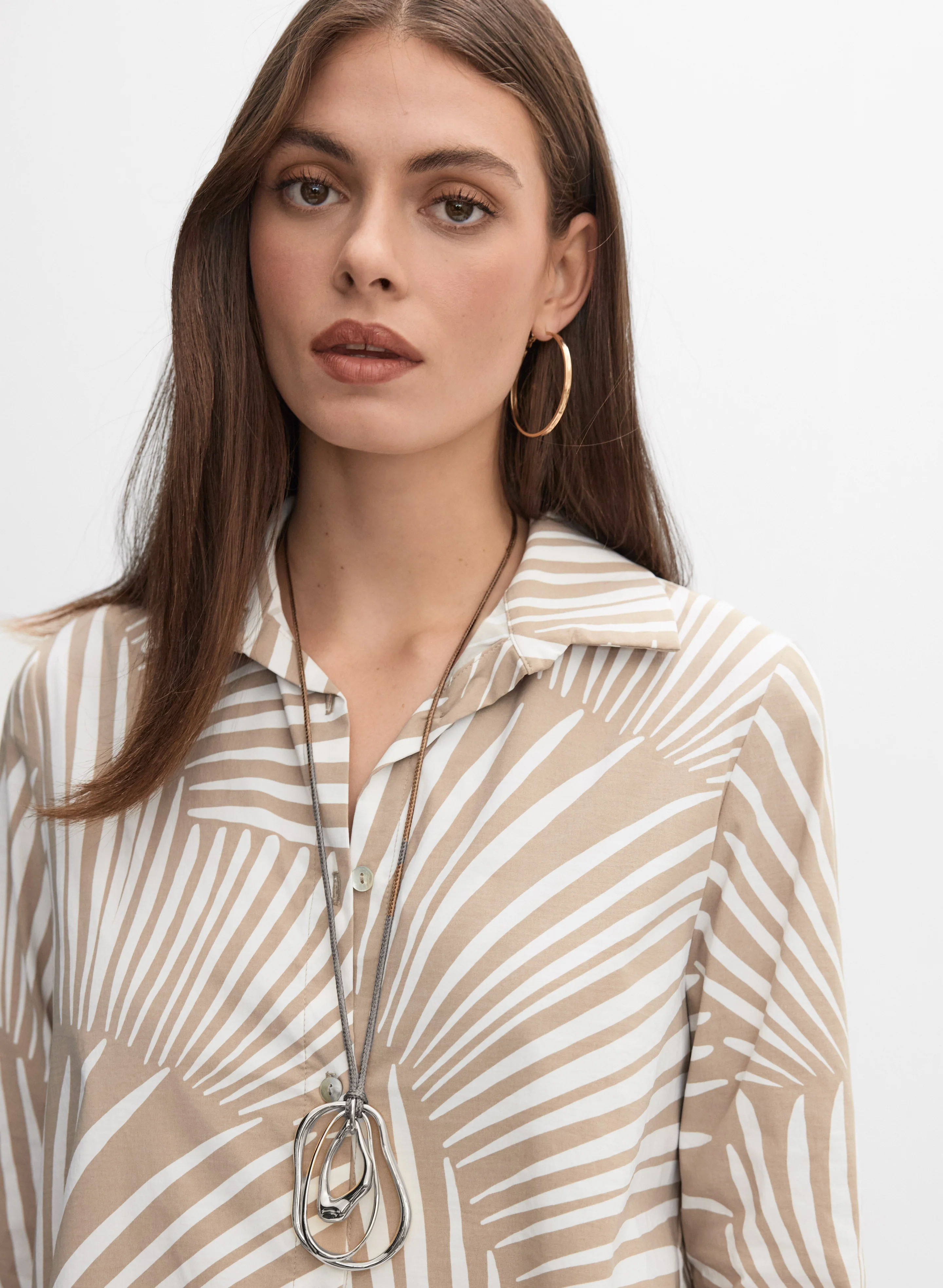 Joseph Ribkoff - Palm Print Dress - Image 2