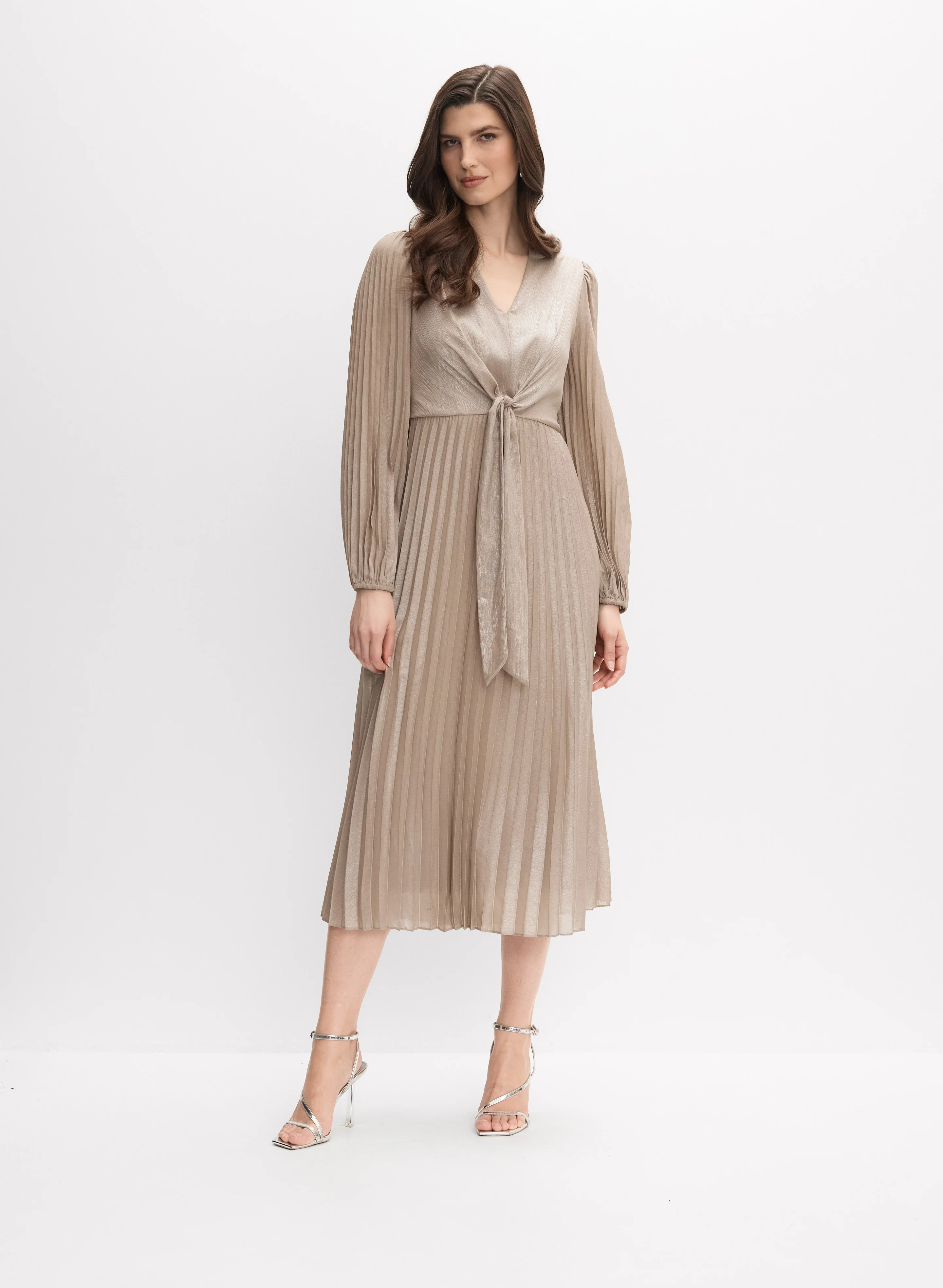 Joseph Ribkoff - Pleated Midi Dress