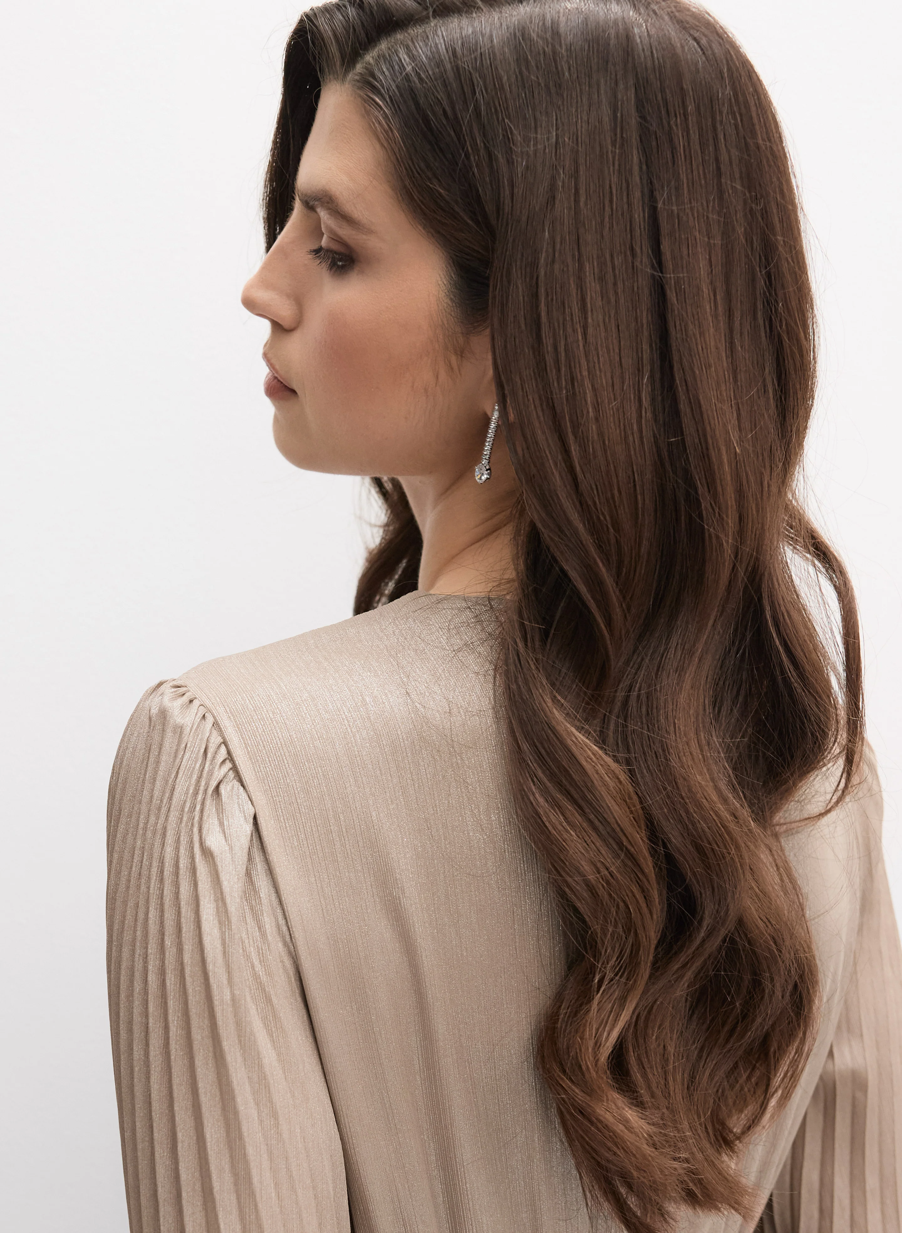 Joseph Ribkoff - Pleated Midi Dress - Image 2
