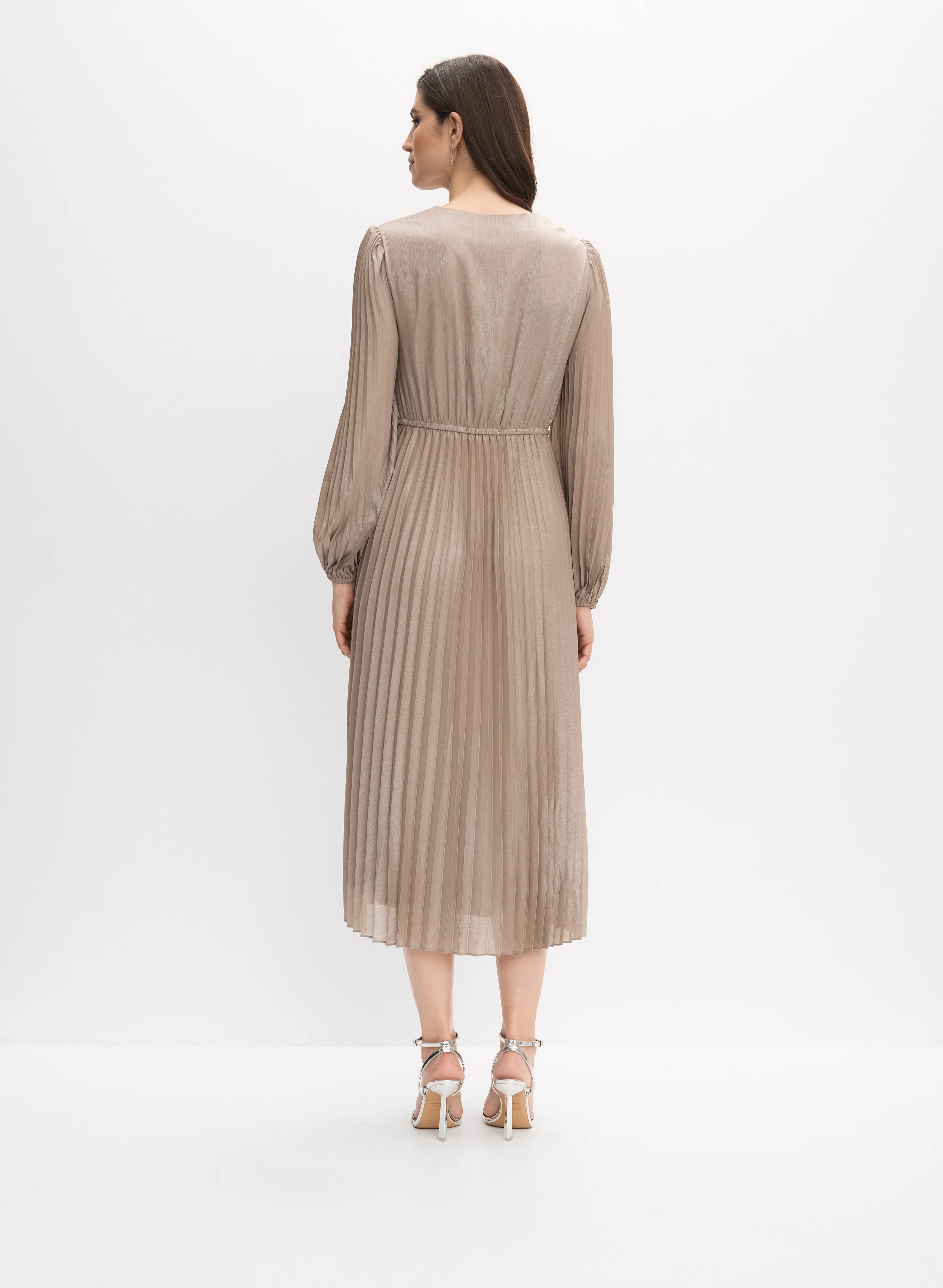 Joseph Ribkoff - Pleated Midi Dress - Image 4