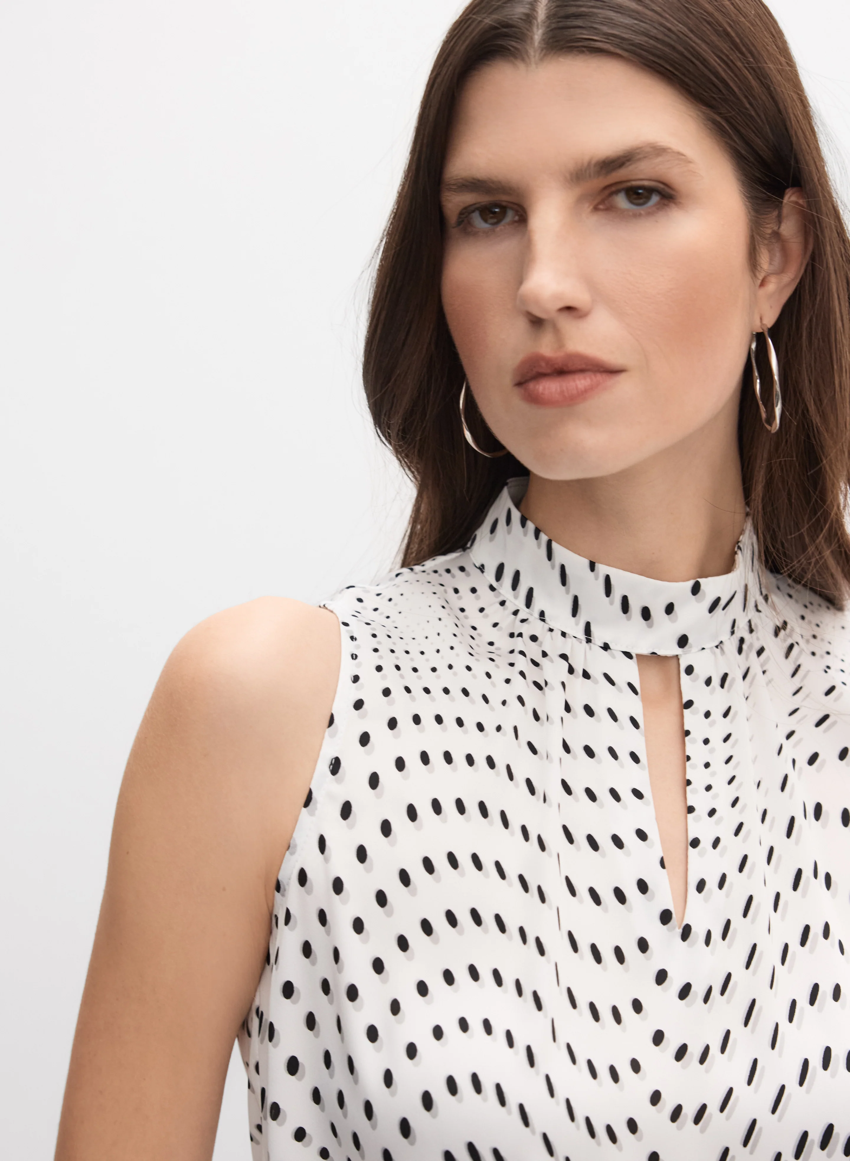 Joseph Ribkoff - Polka Dot Blouse - Image 2