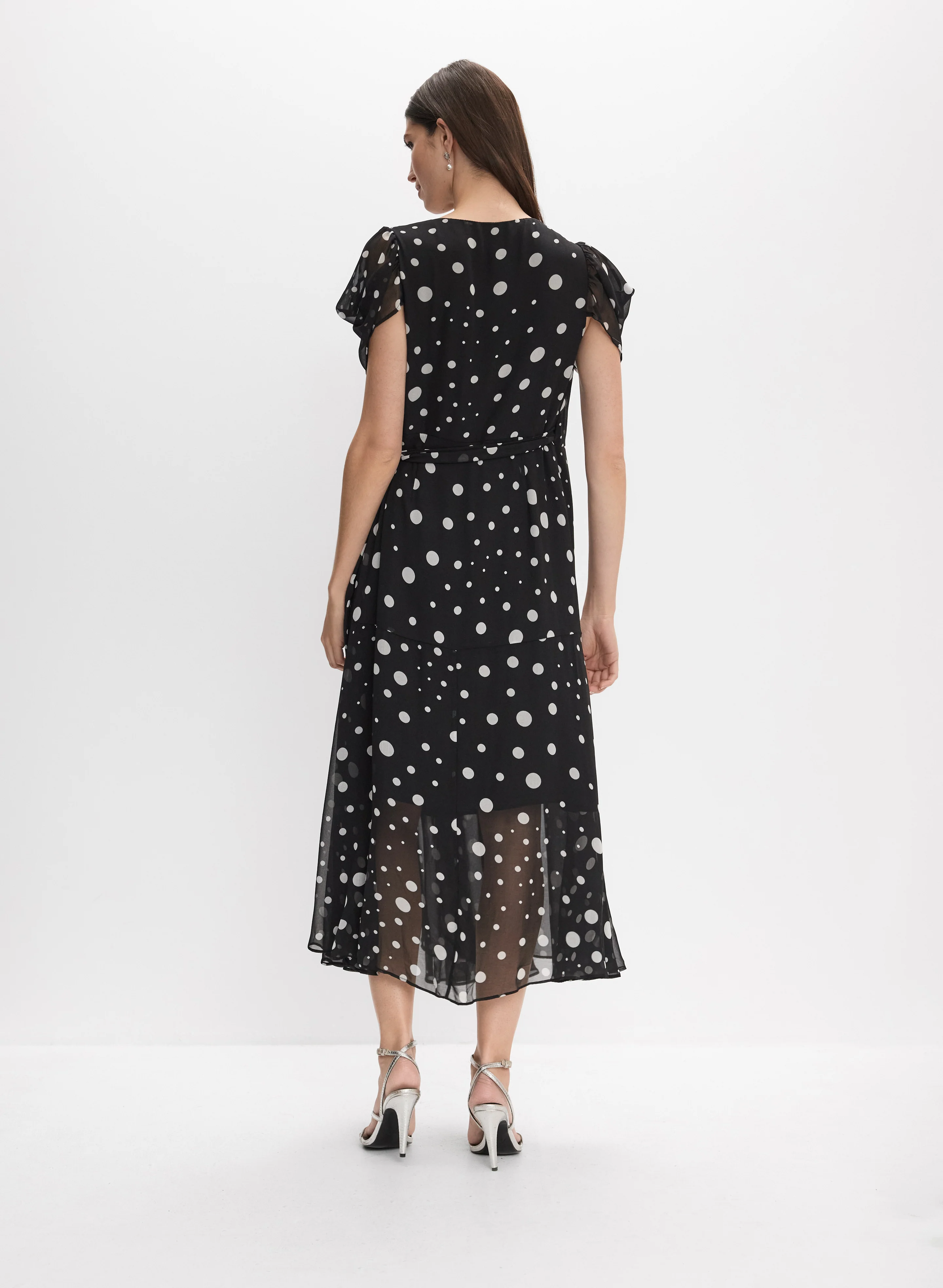 Joseph Ribkoff - Polka Dot Dress - Image 5