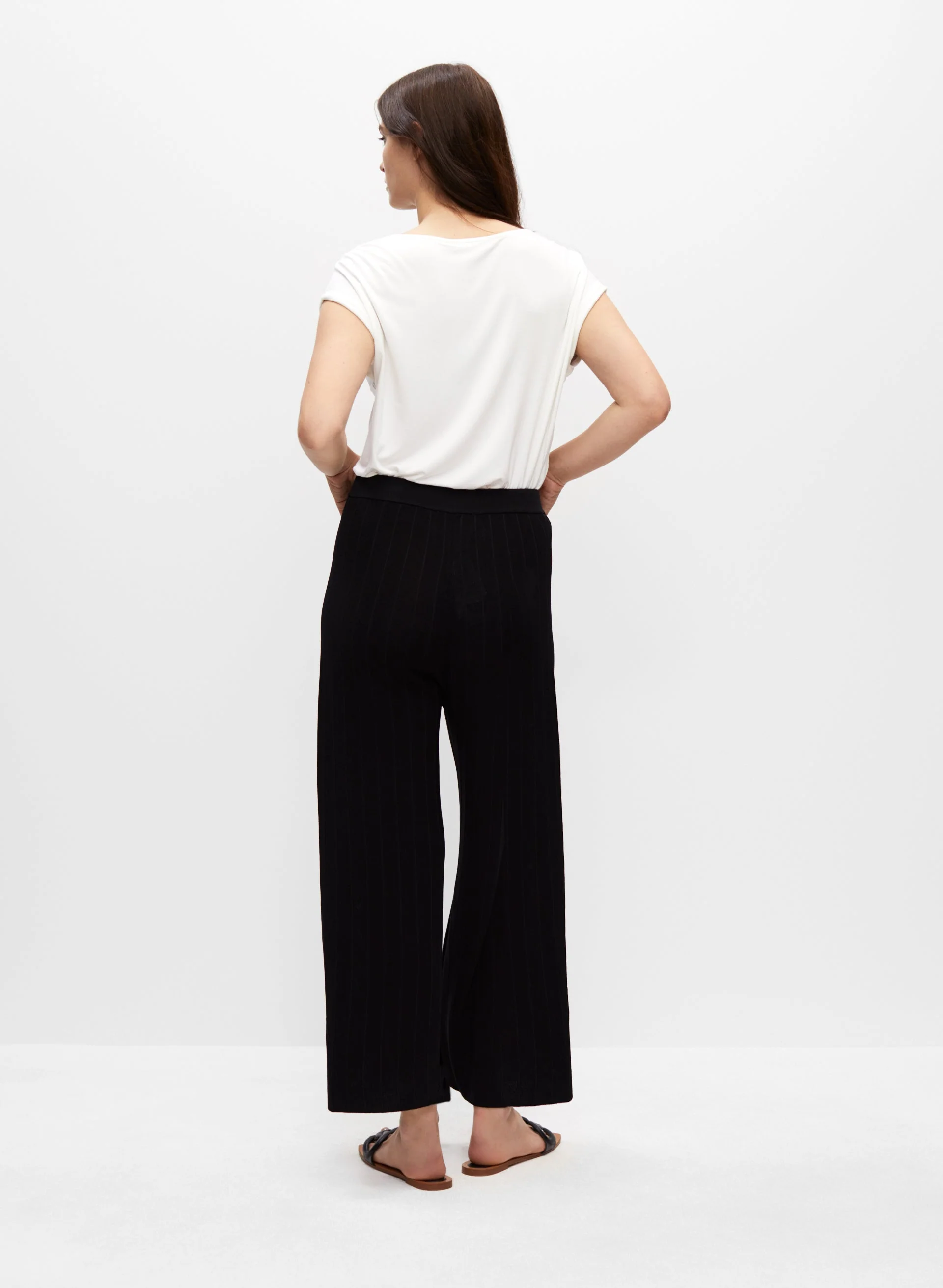 Joseph Ribkoff - Pull-On Knit Pants - Image 2