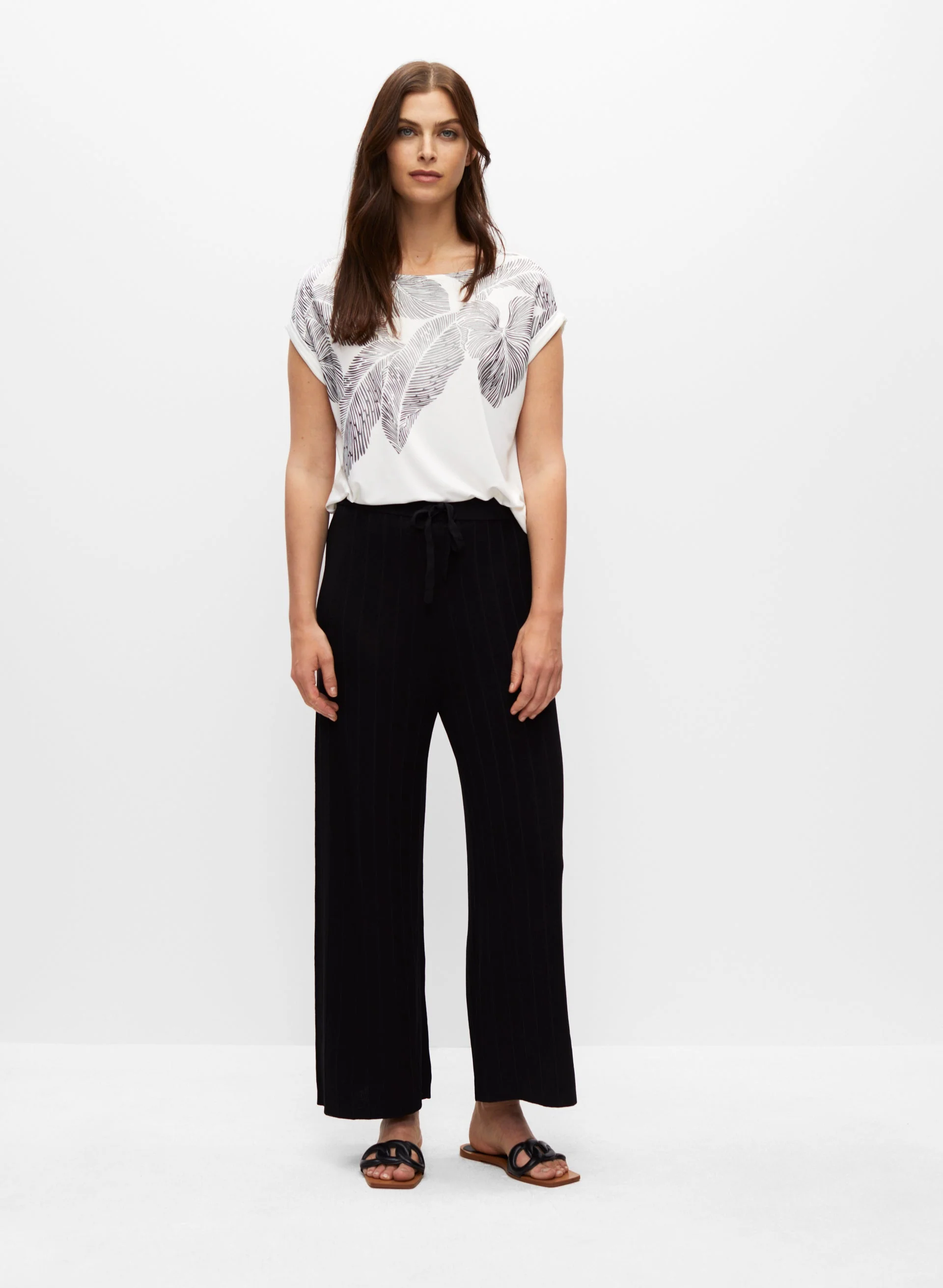 Joseph Ribkoff - Pull-On Knit Pants - Image 3