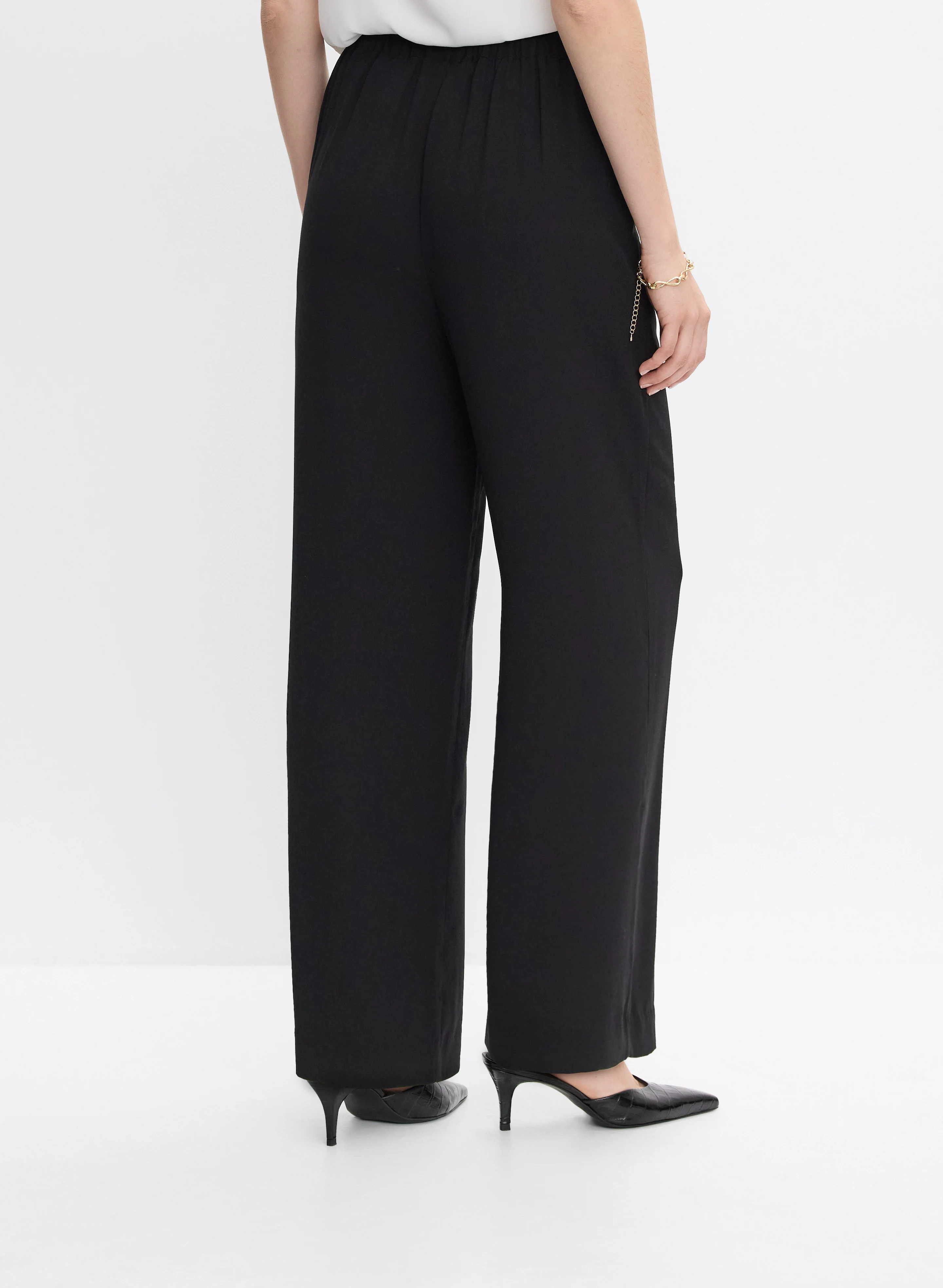 Joseph Ribkoff - Pull-On Wide-Leg Pants - Image 2