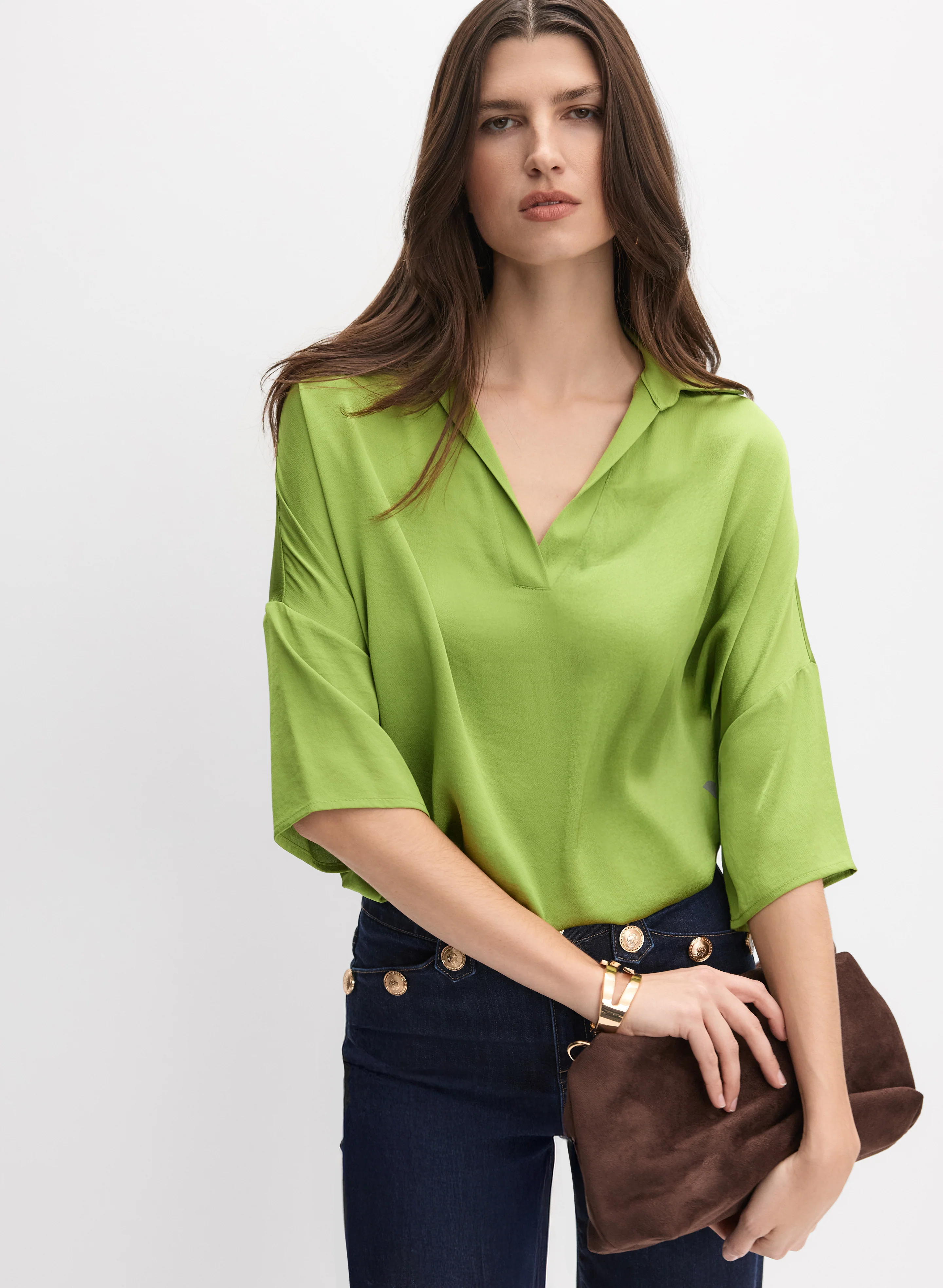 Joseph Ribkoff - Satin Boxy Blouse