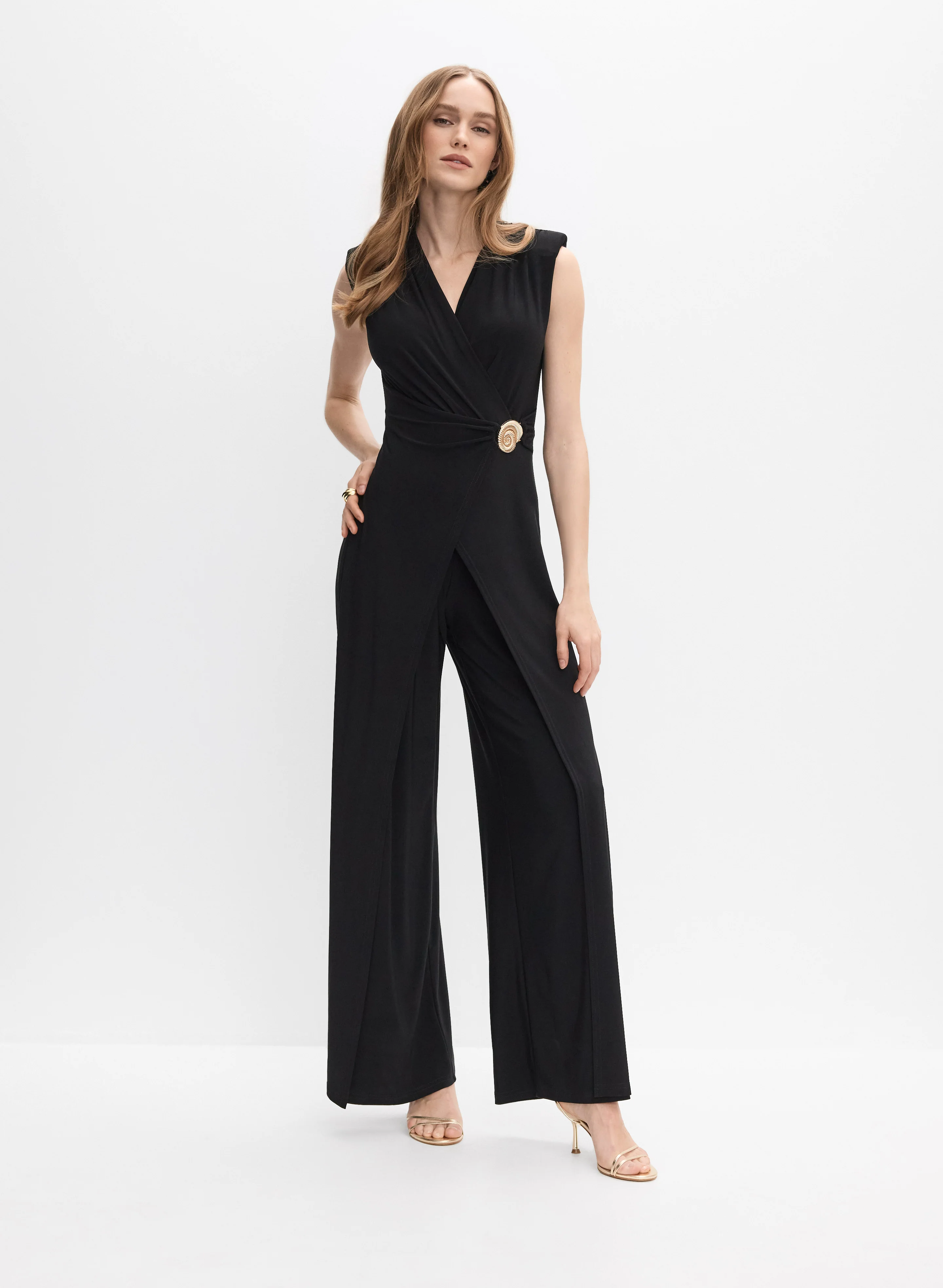 Joseph Ribkoff - Seashell Hardware Culotte Jumpsuit