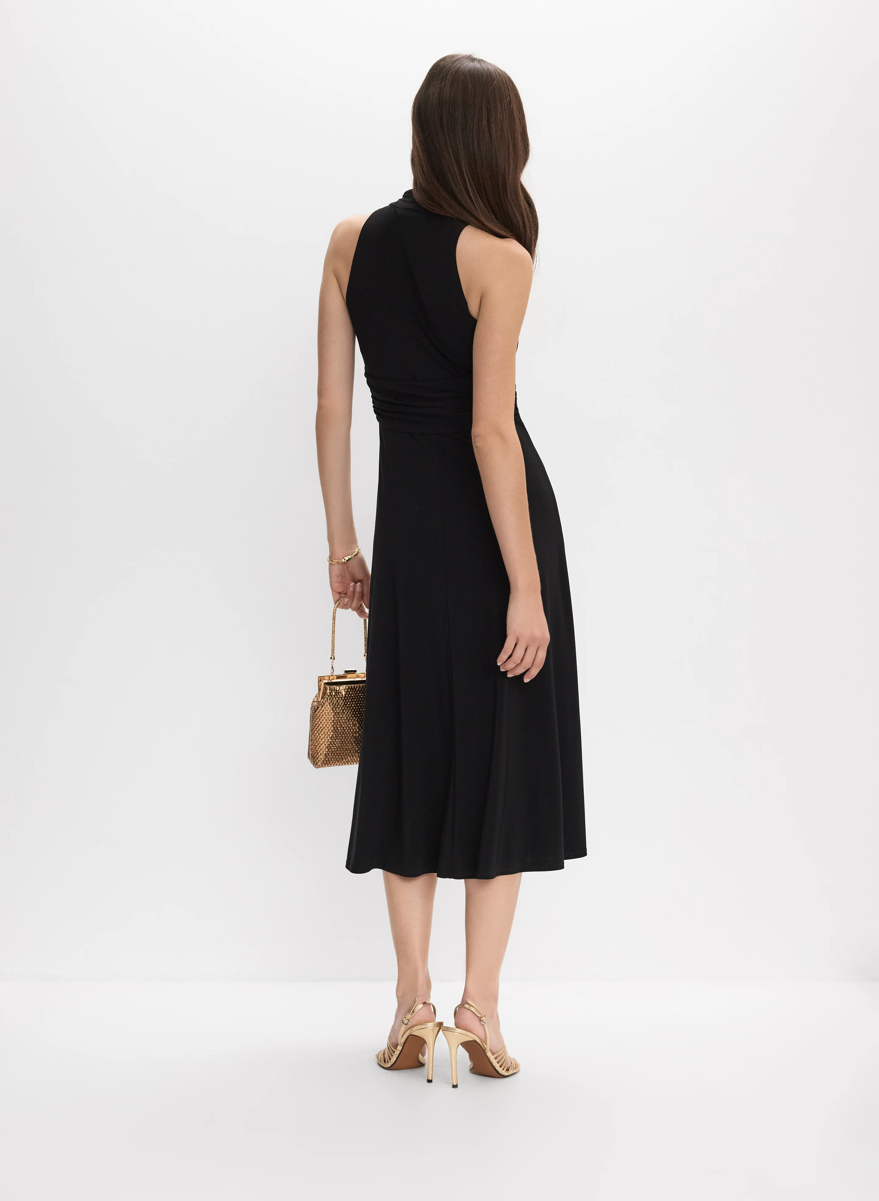 Joseph Ribkoff - Sleeveless Belt Dress - Image 5
