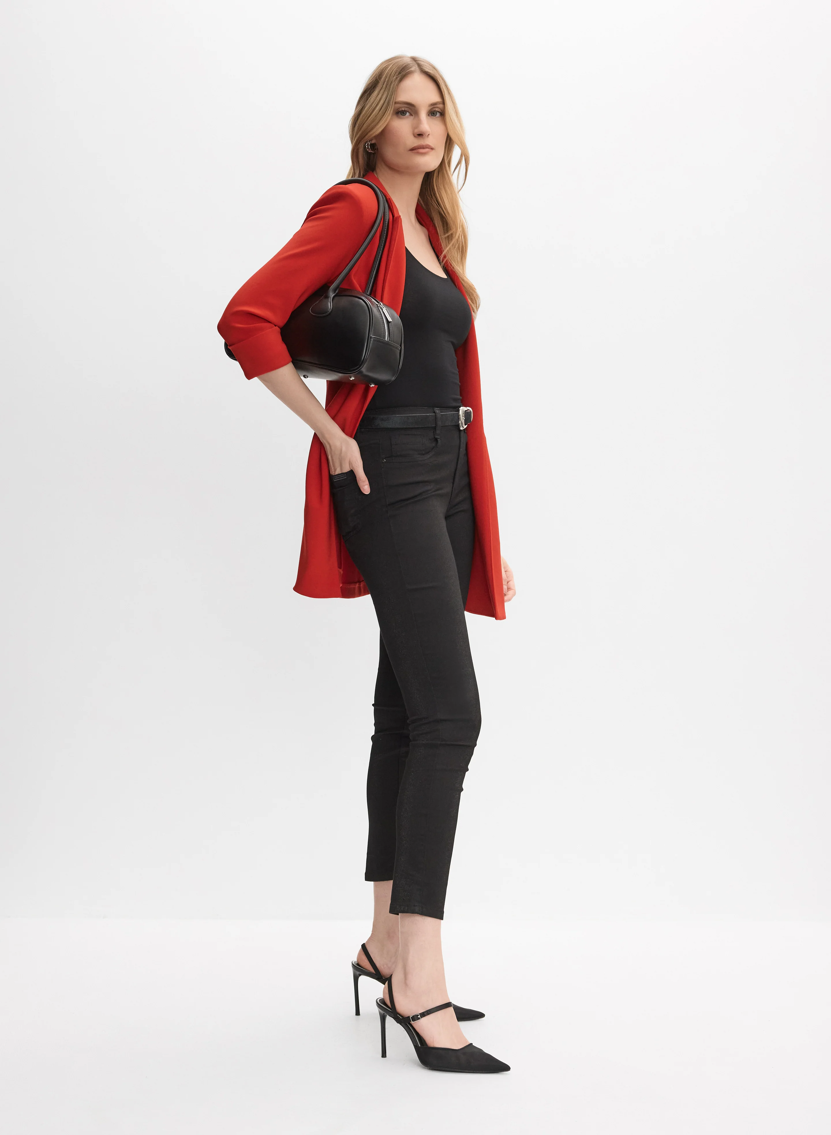 Joseph Ribkoff - Slim-Leg Denim Pants - Image 5
