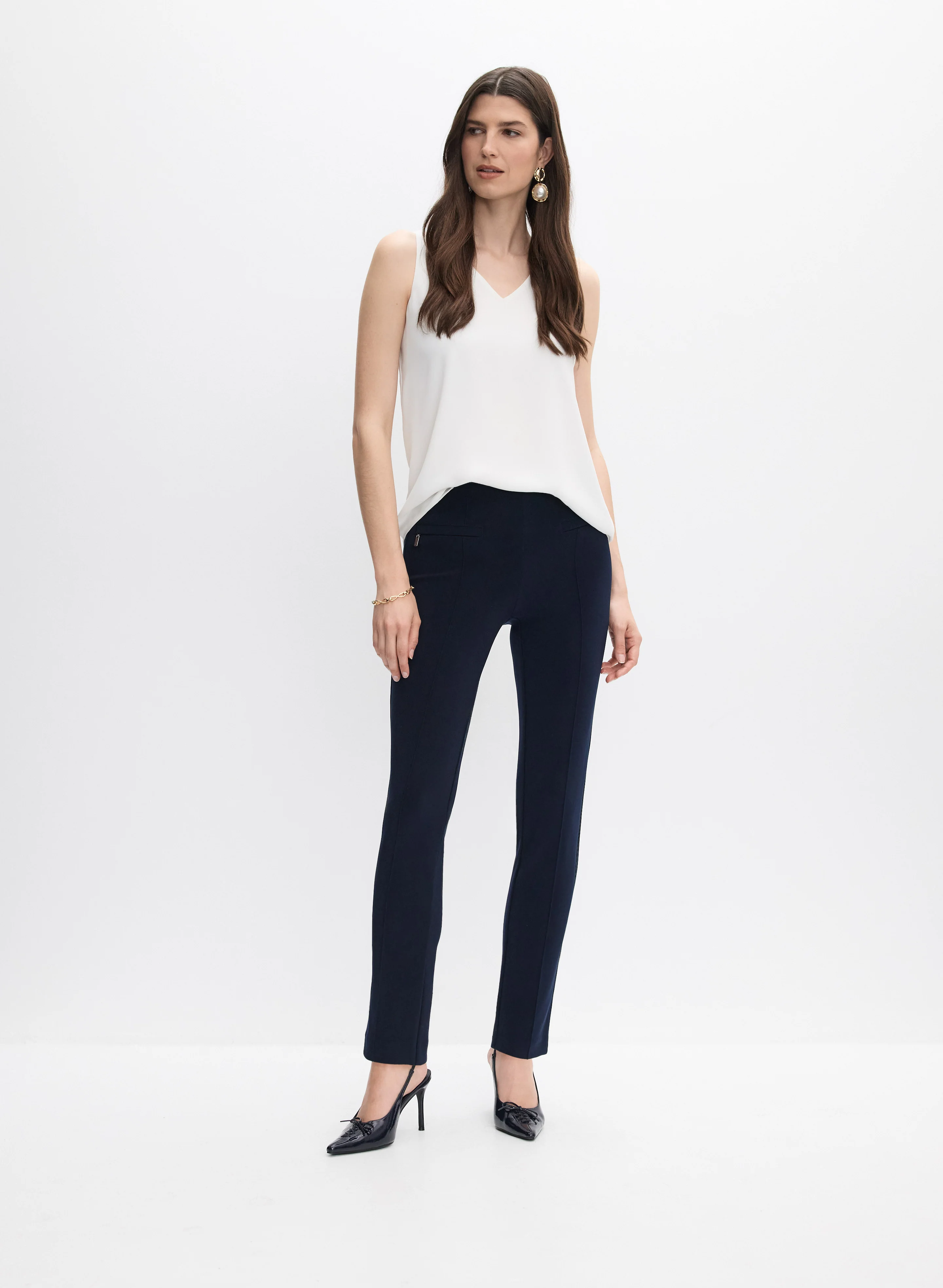 Joseph Ribkoff - Slim-Leg Pants - Image 3