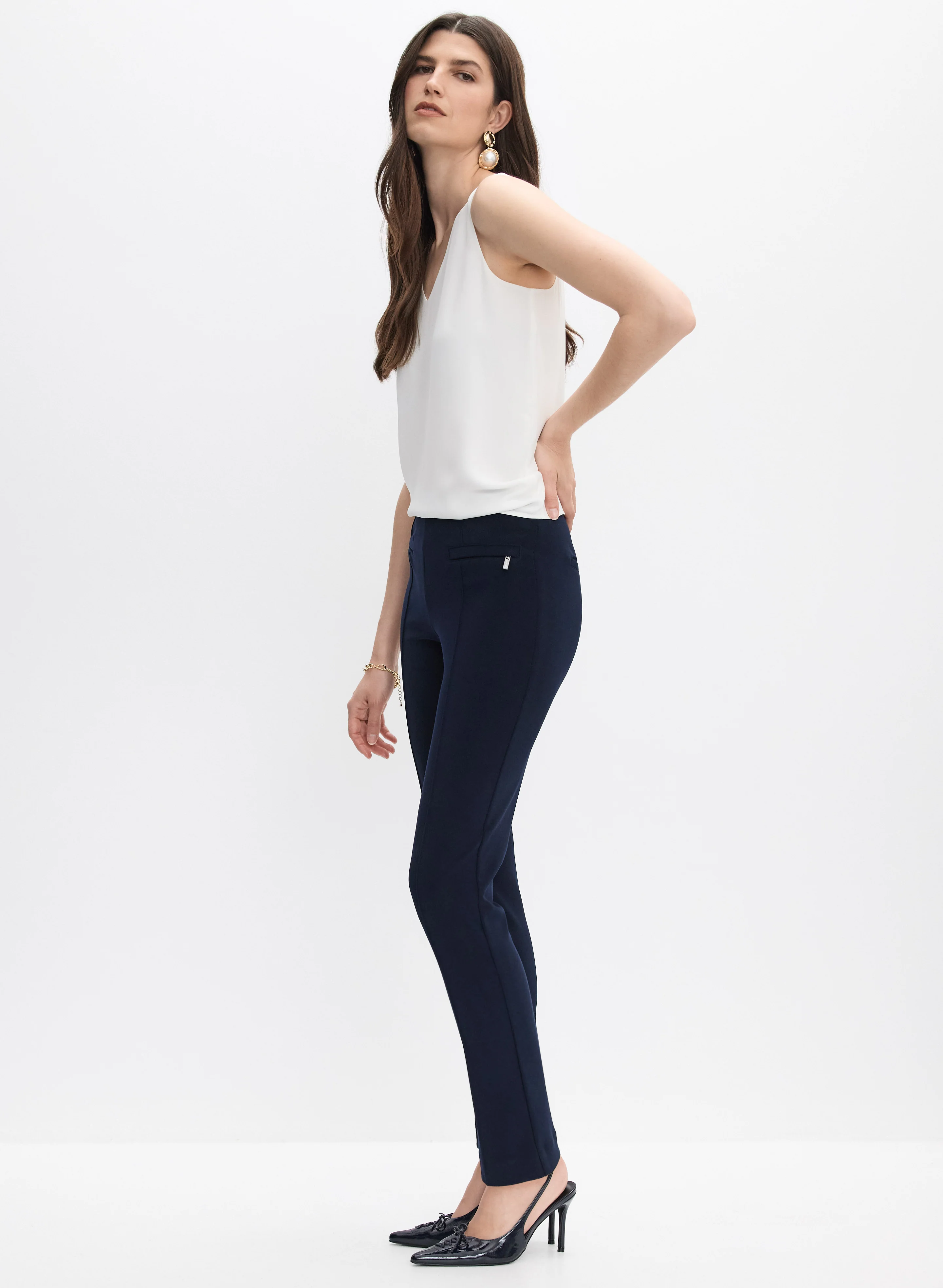 Joseph Ribkoff - Slim-Leg Pants - Image 5
