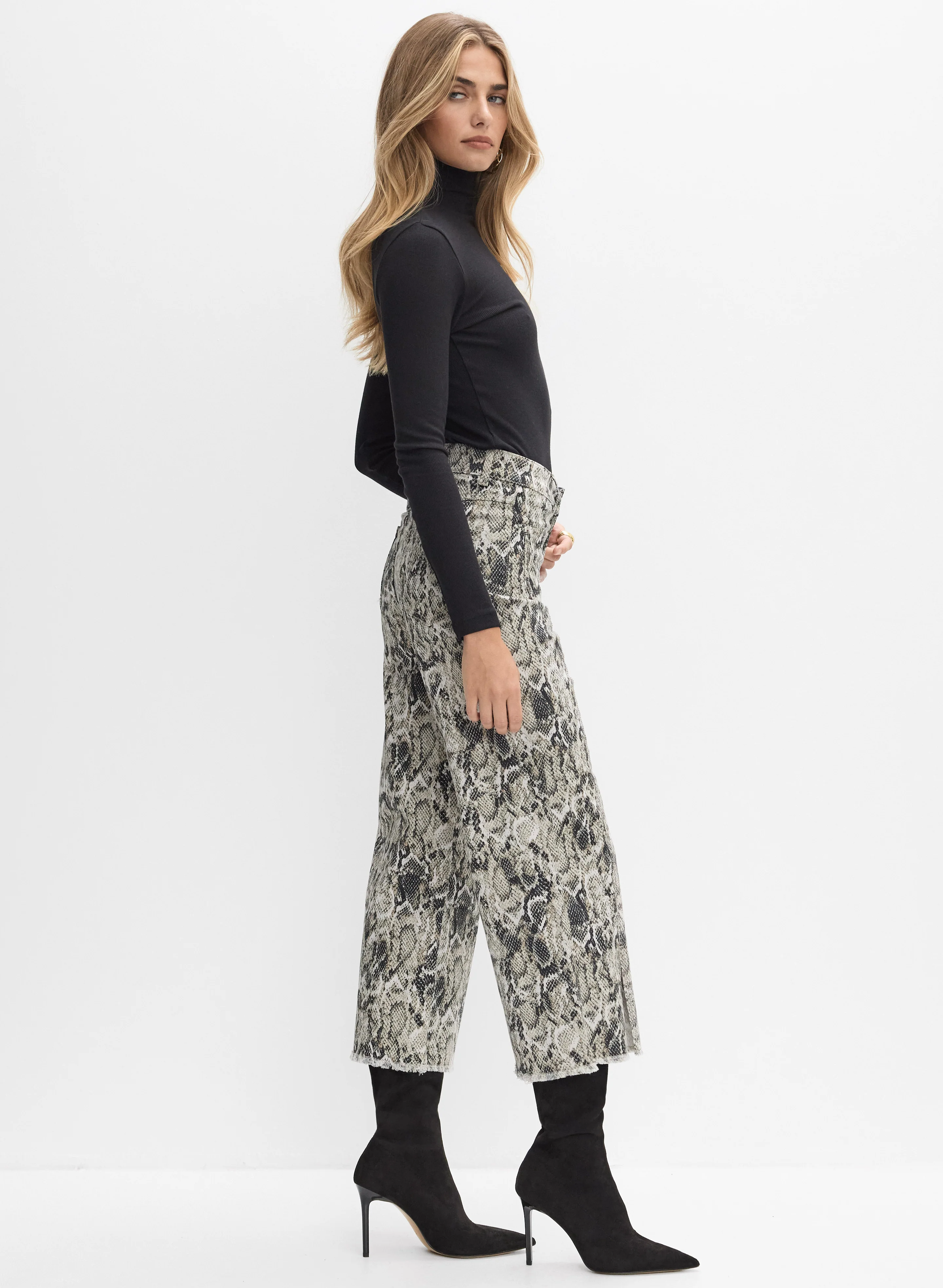 Joseph Ribkoff - Snake Print Pants - Image 5