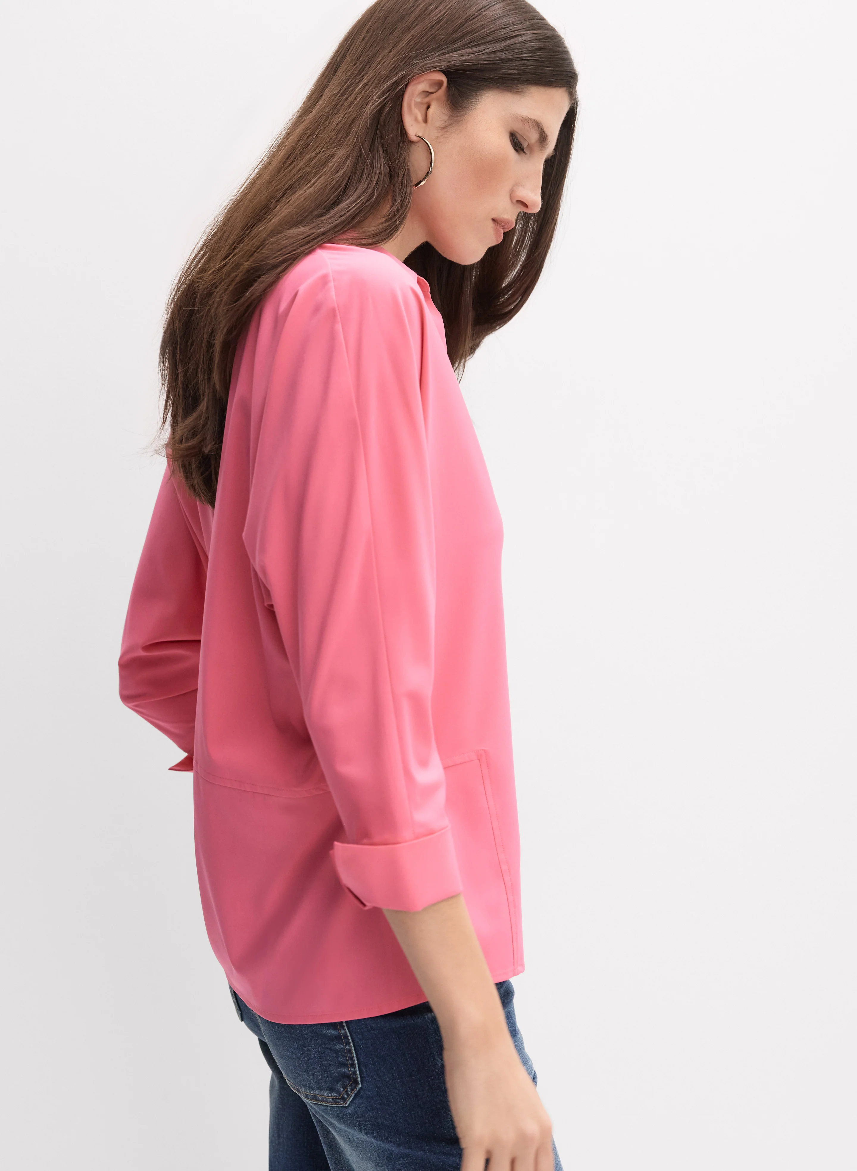 Joseph Ribkoff - Spread Collar Blouse - Image 5