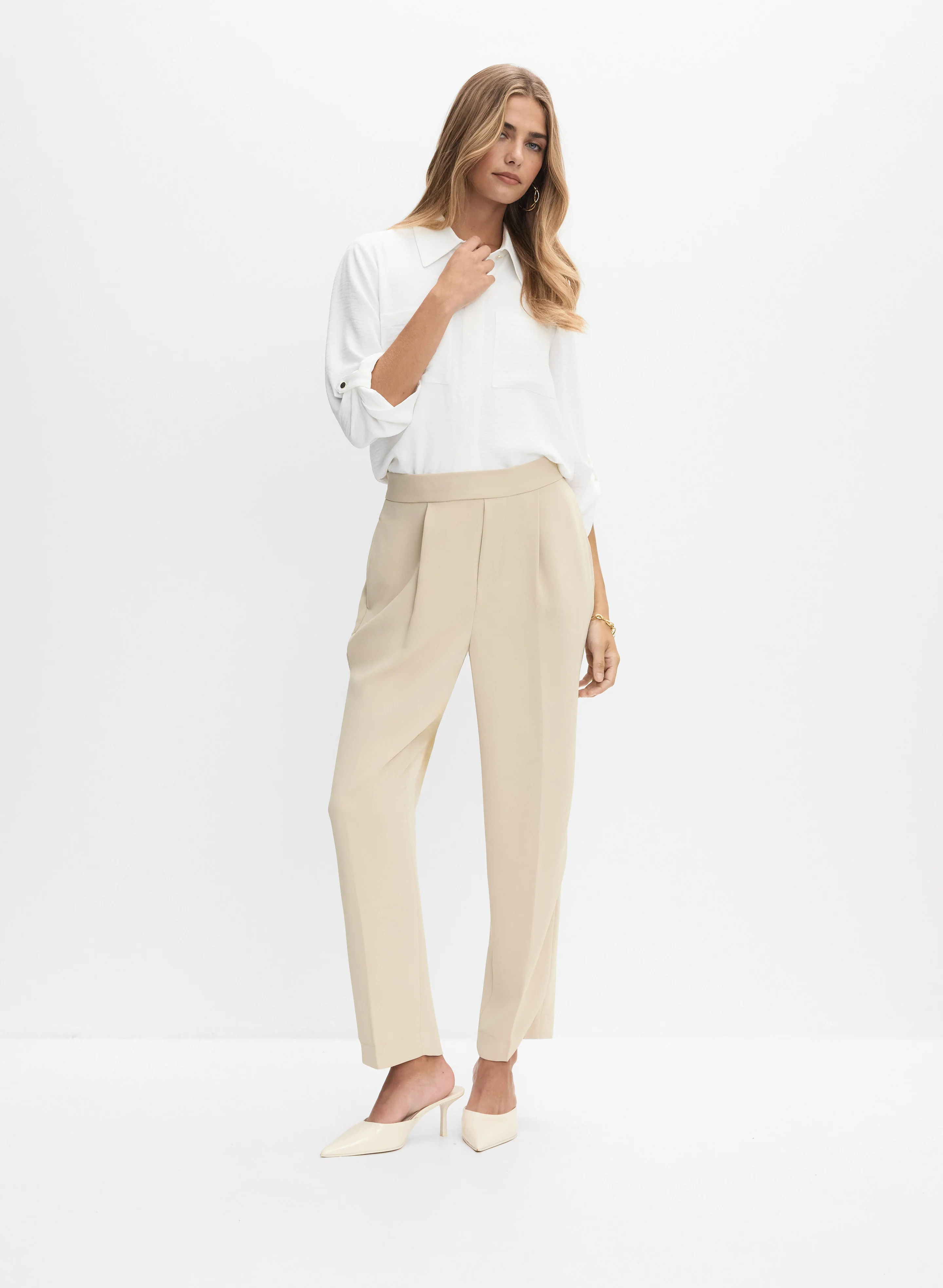 Joseph Ribkoff - Straight-Leg Pull-On Pants - Image 3