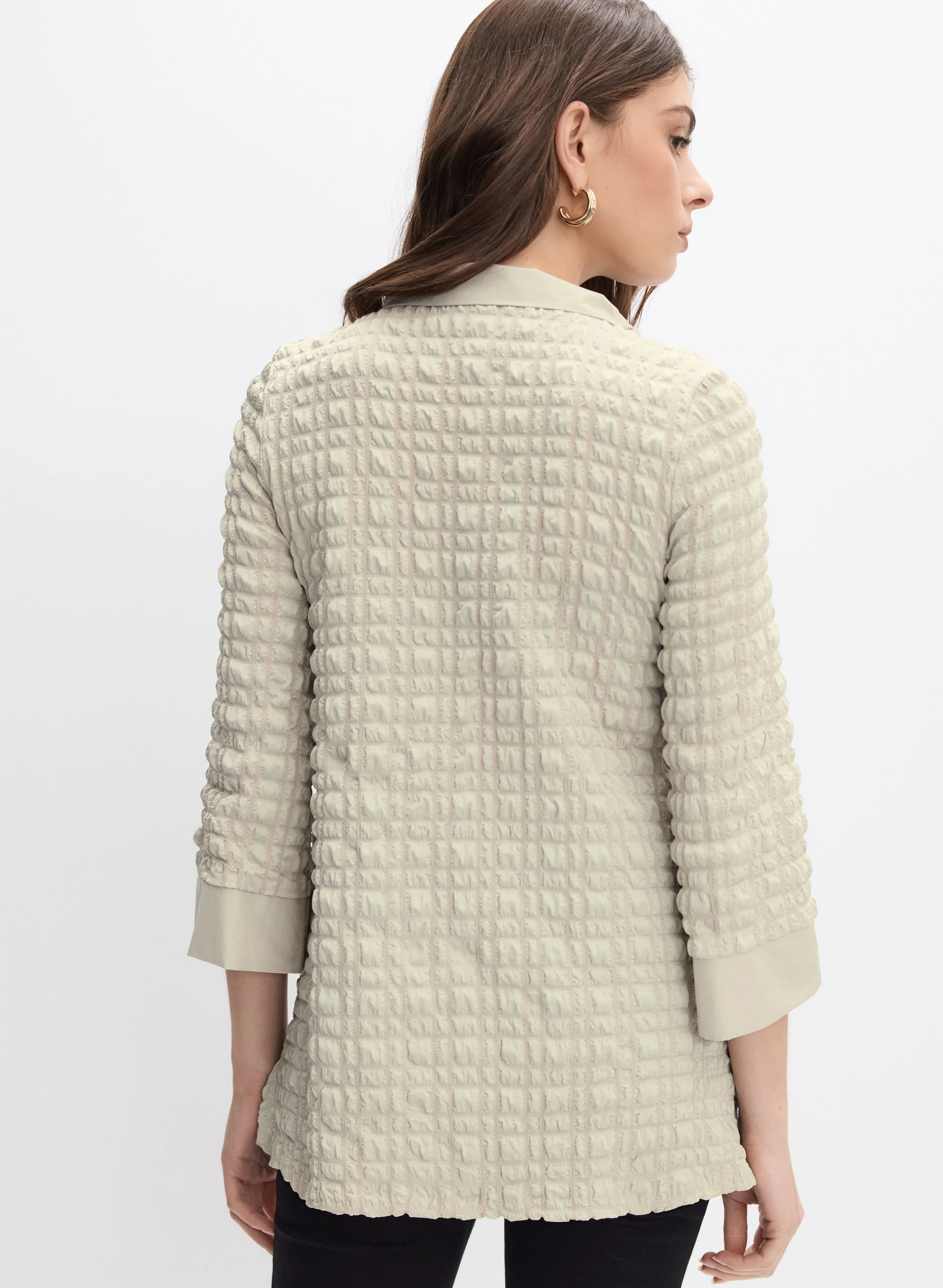 Joseph Ribkoff - Textured Mock Neck Top - Image 4