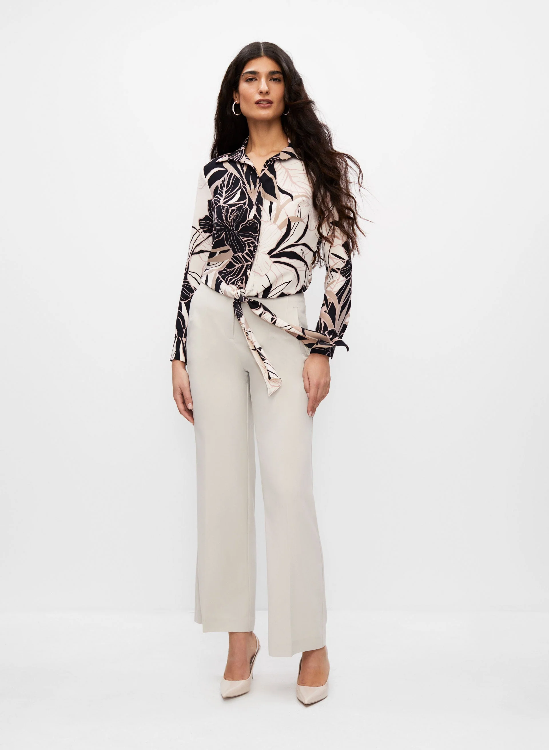 Joseph Ribkoff - Tropical Print Blouse - Image 3