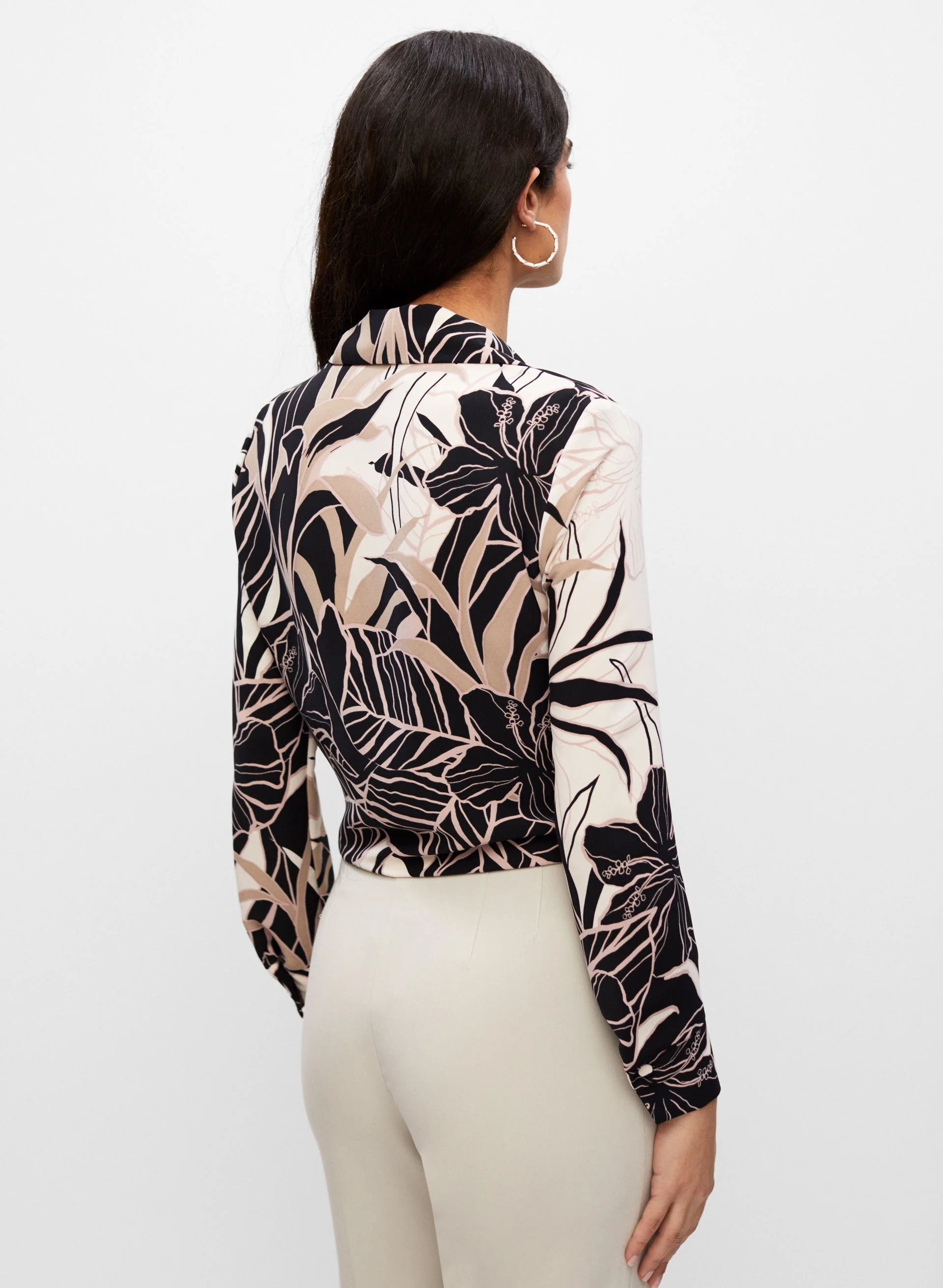 Joseph Ribkoff - Tropical Print Blouse - Image 4