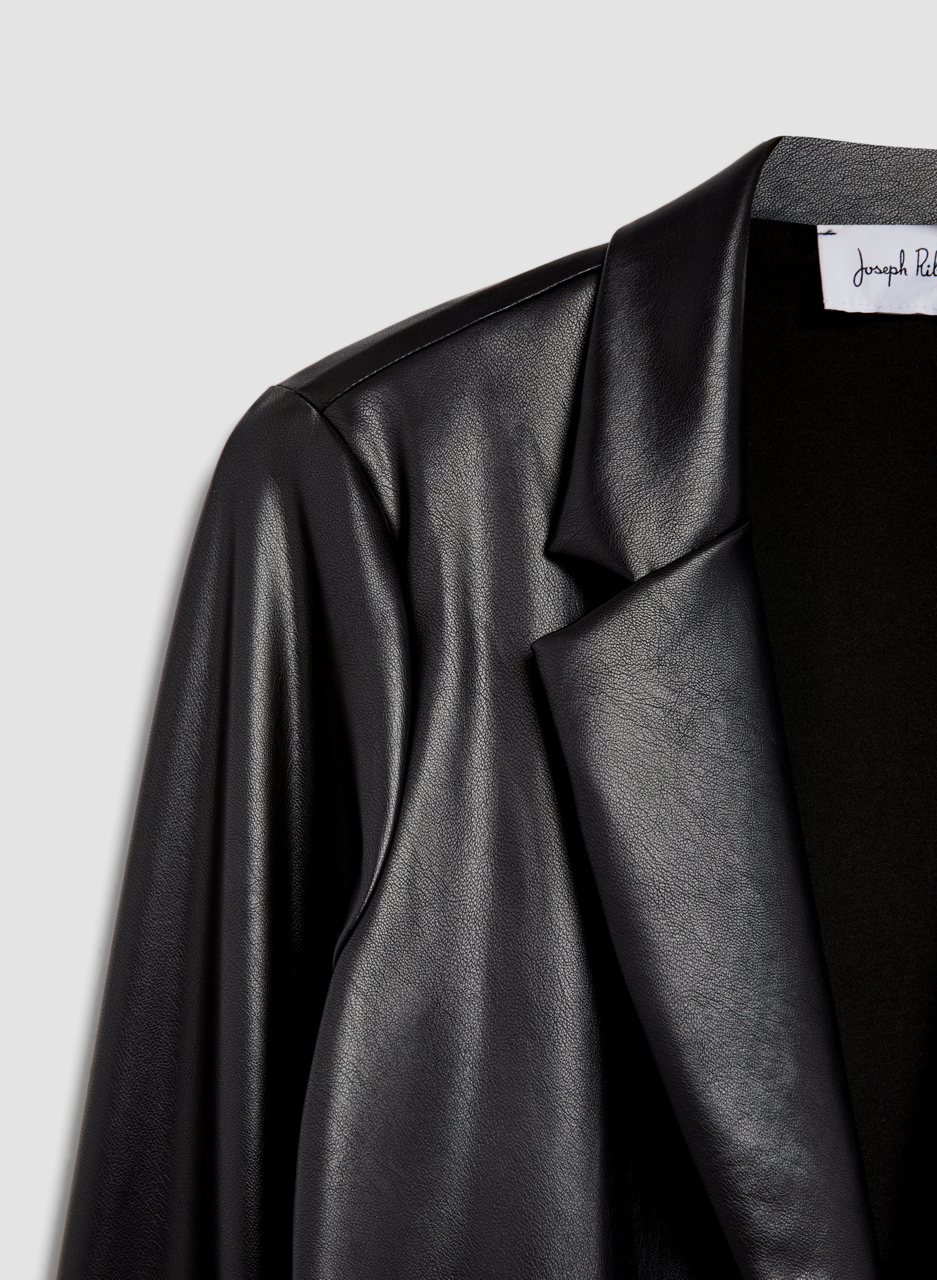 Joseph Ribkoff - Vegan Leather Blazer - Image 6