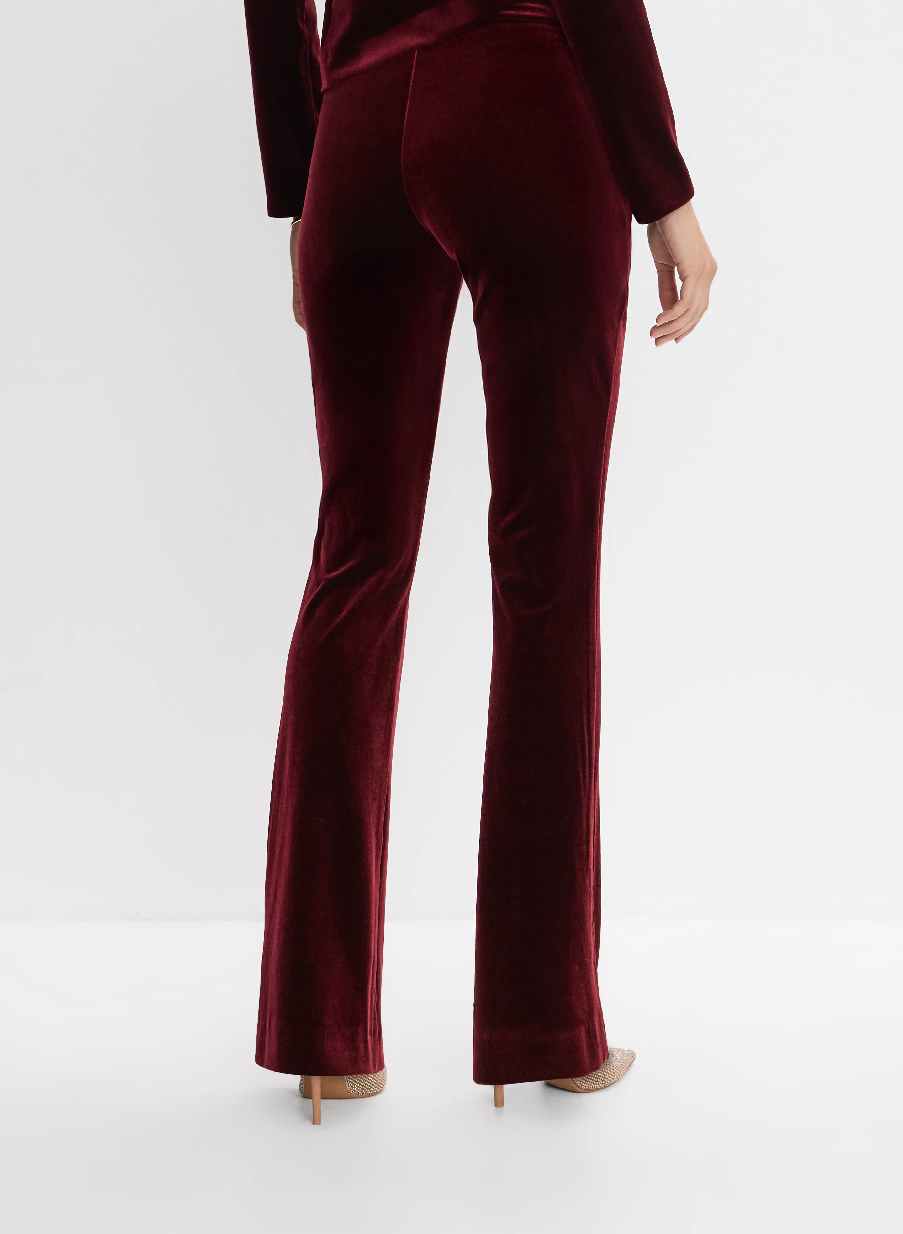Joseph Ribkoff - Velvet Straight-Leg Pants - Image 2
