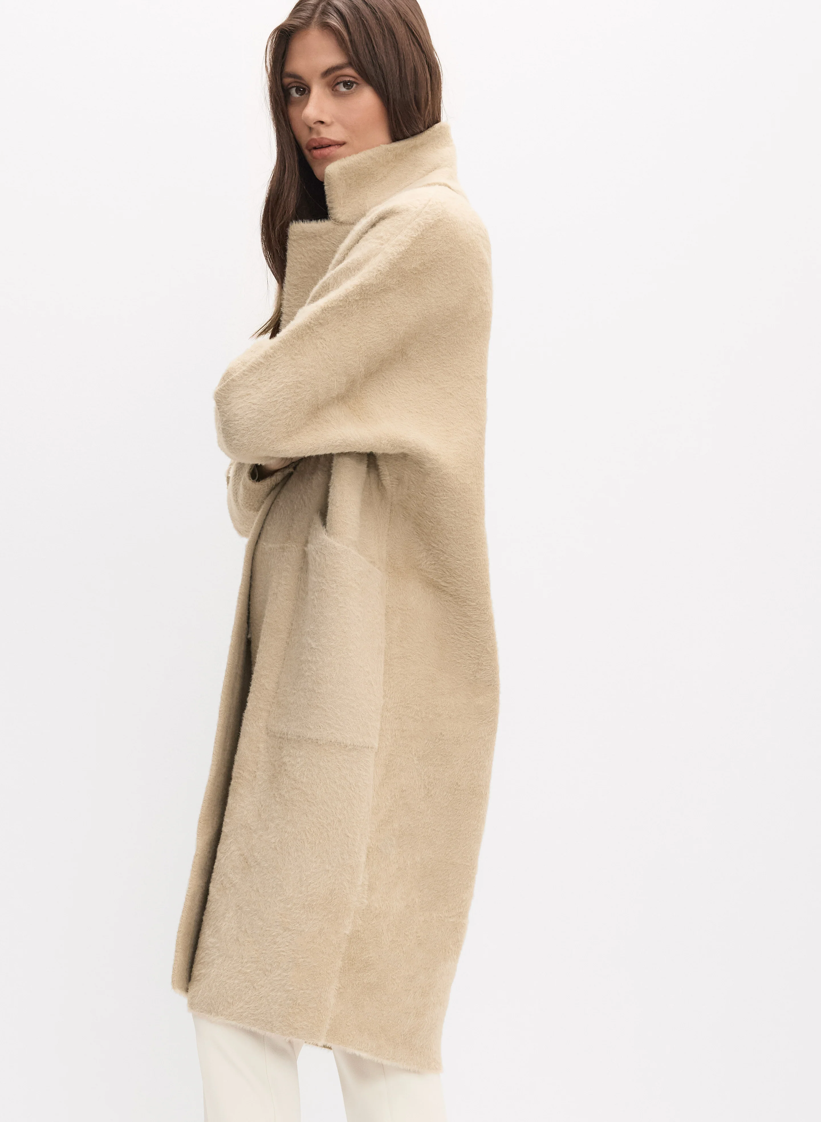 Joseph Ribkoff - Yarn Pearl Detail Coat - Image 3