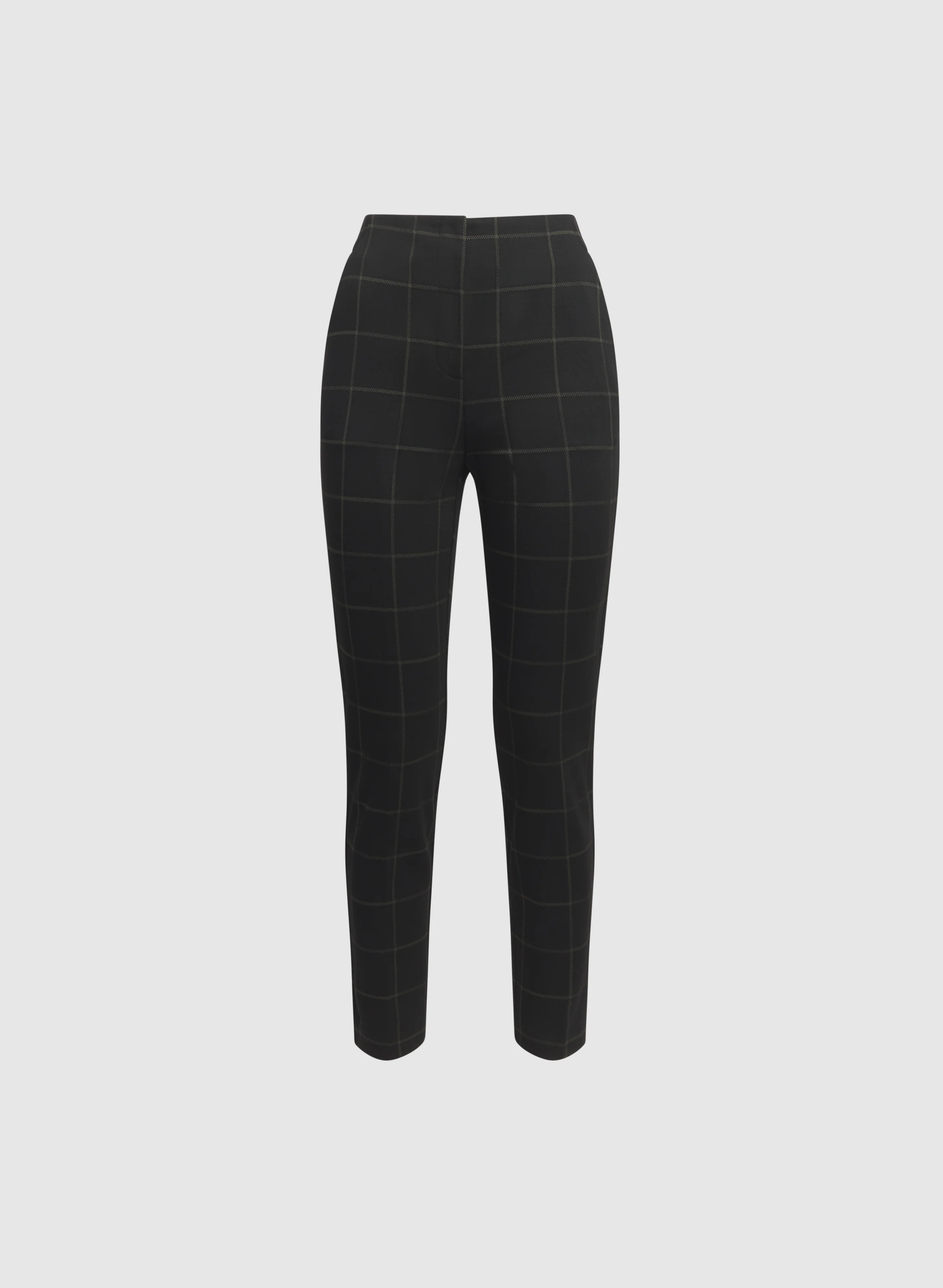 Juliette Check Slim-Leg Pants - Image 6
