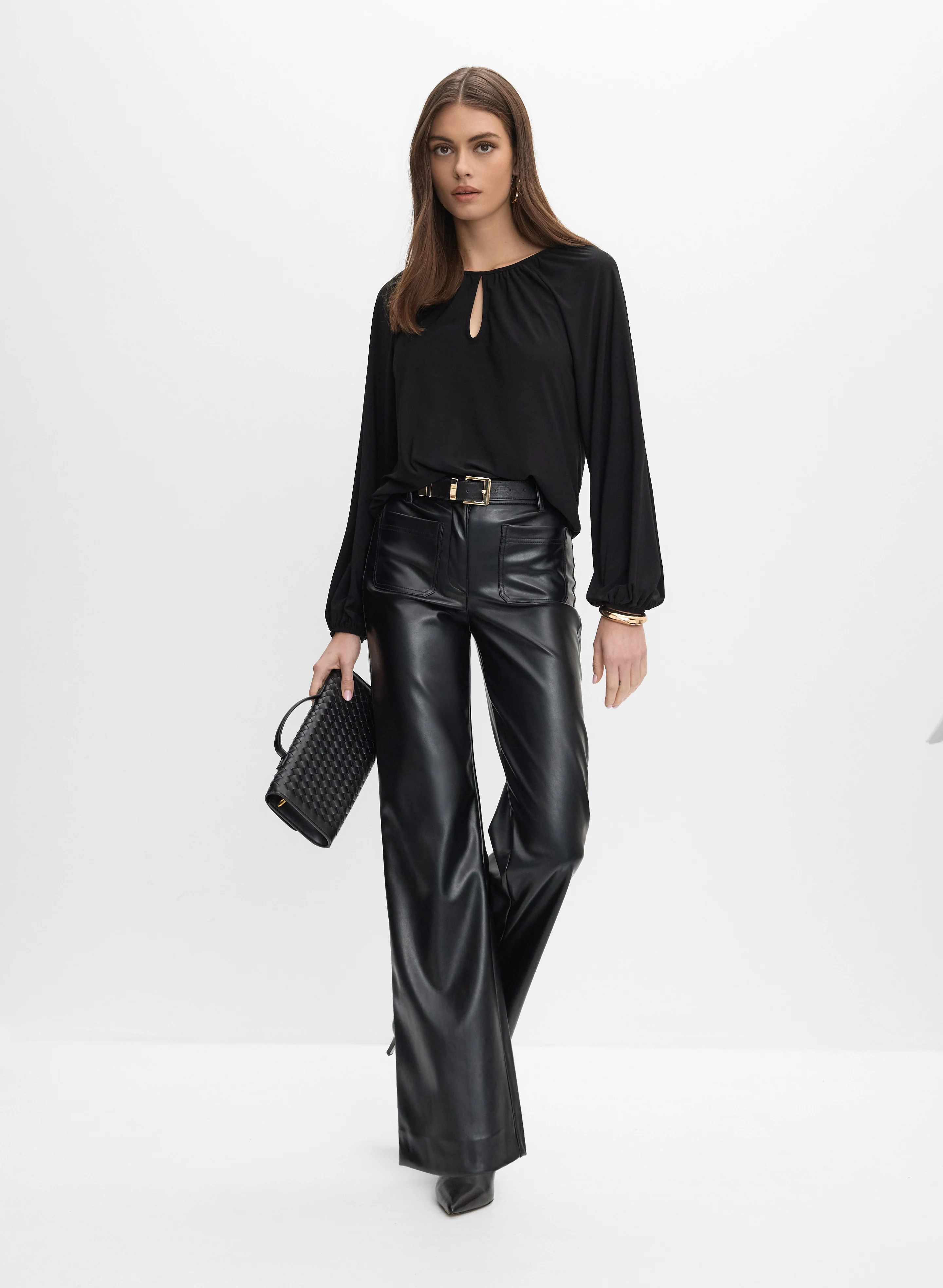 Keyhole Long Sleeve Top - Image 3