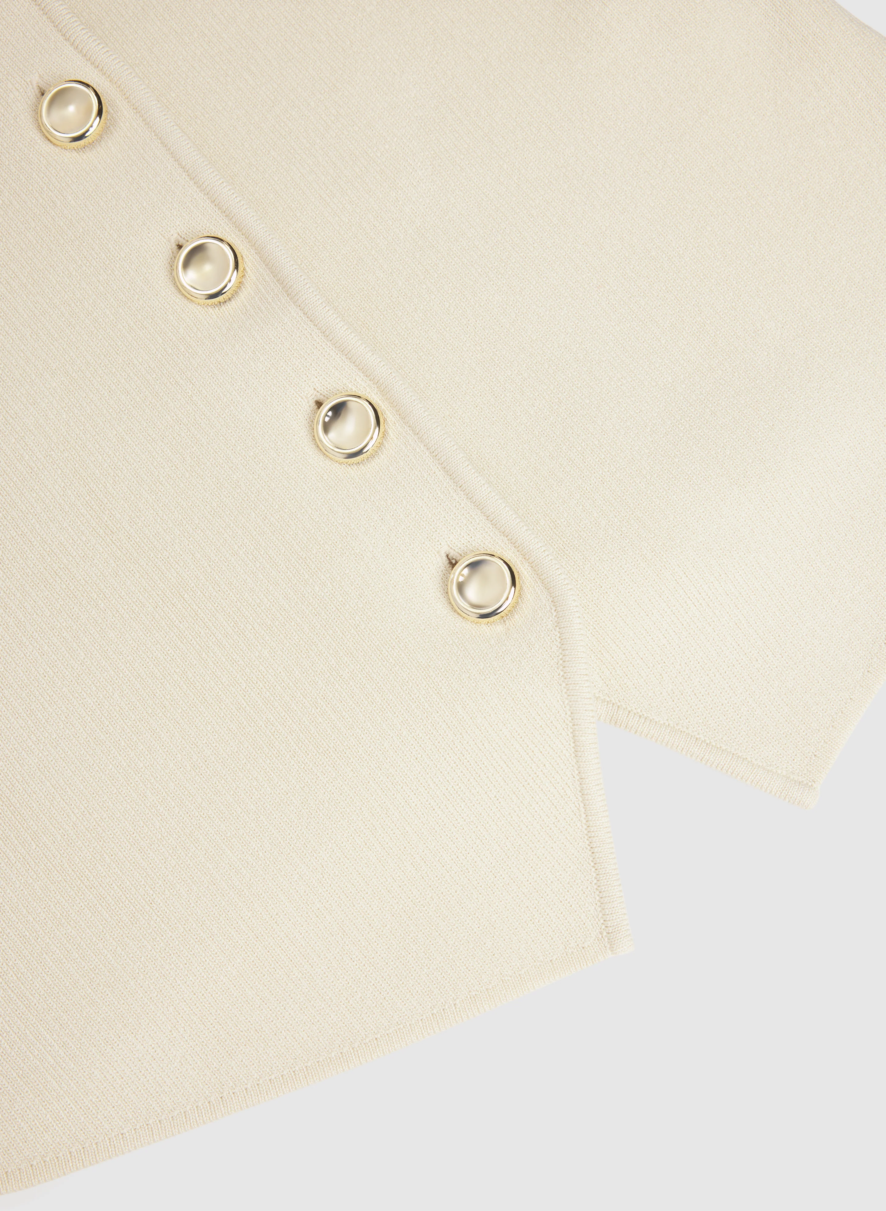 Knit Button-Down Vest - Image 6