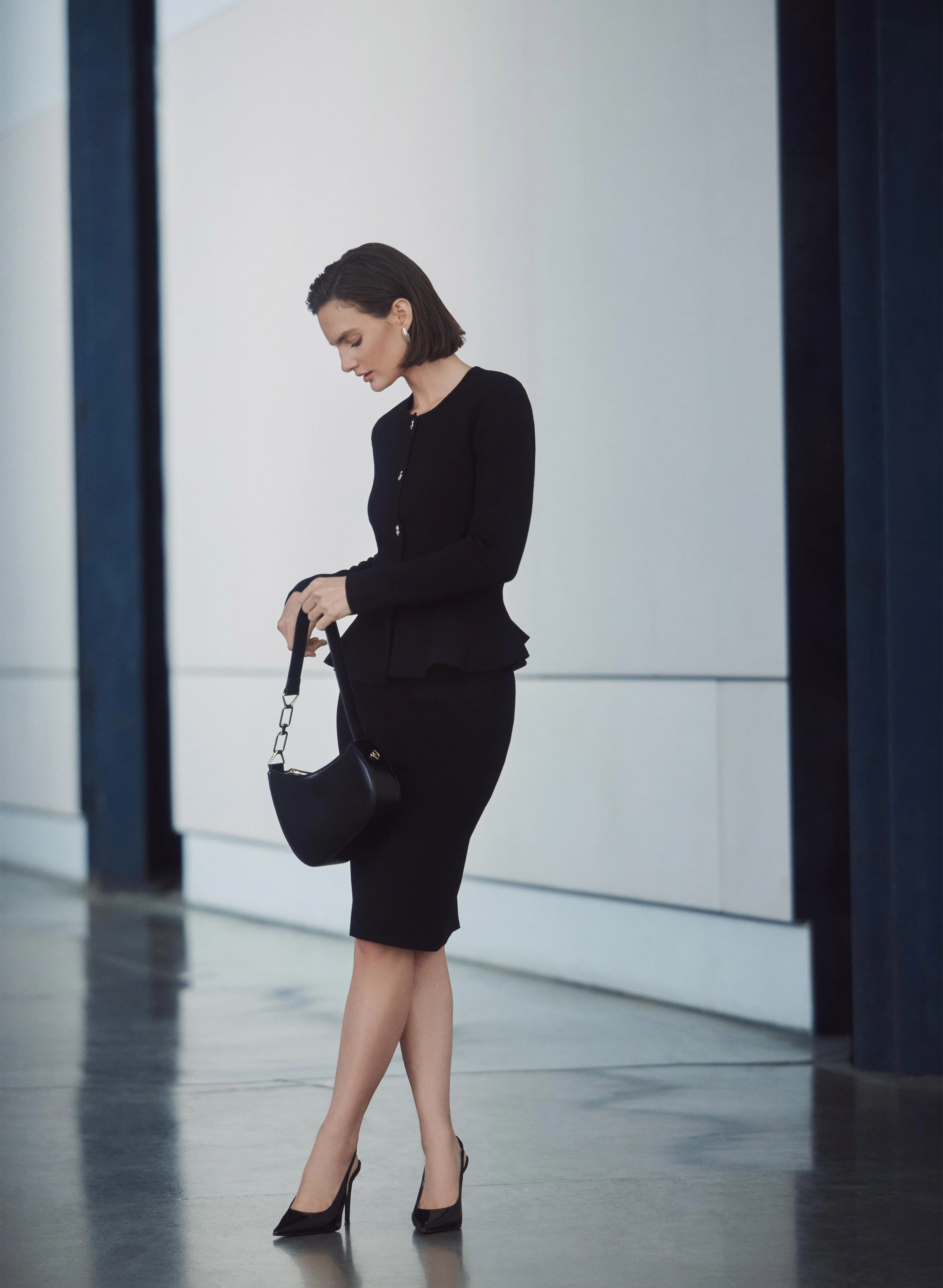 Knit Pencil Skirt - Image 3