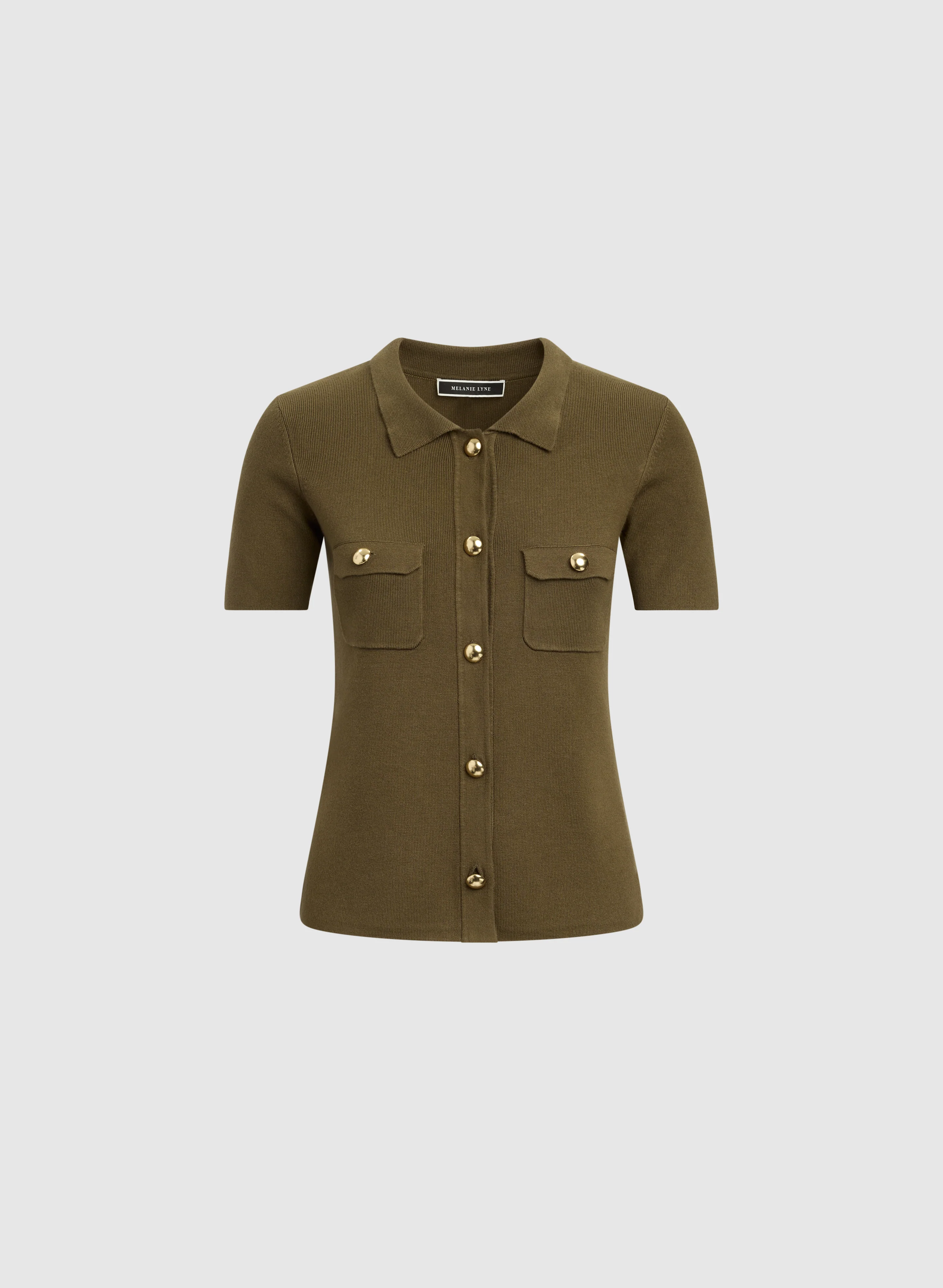 Knit Polo Top - Image 6