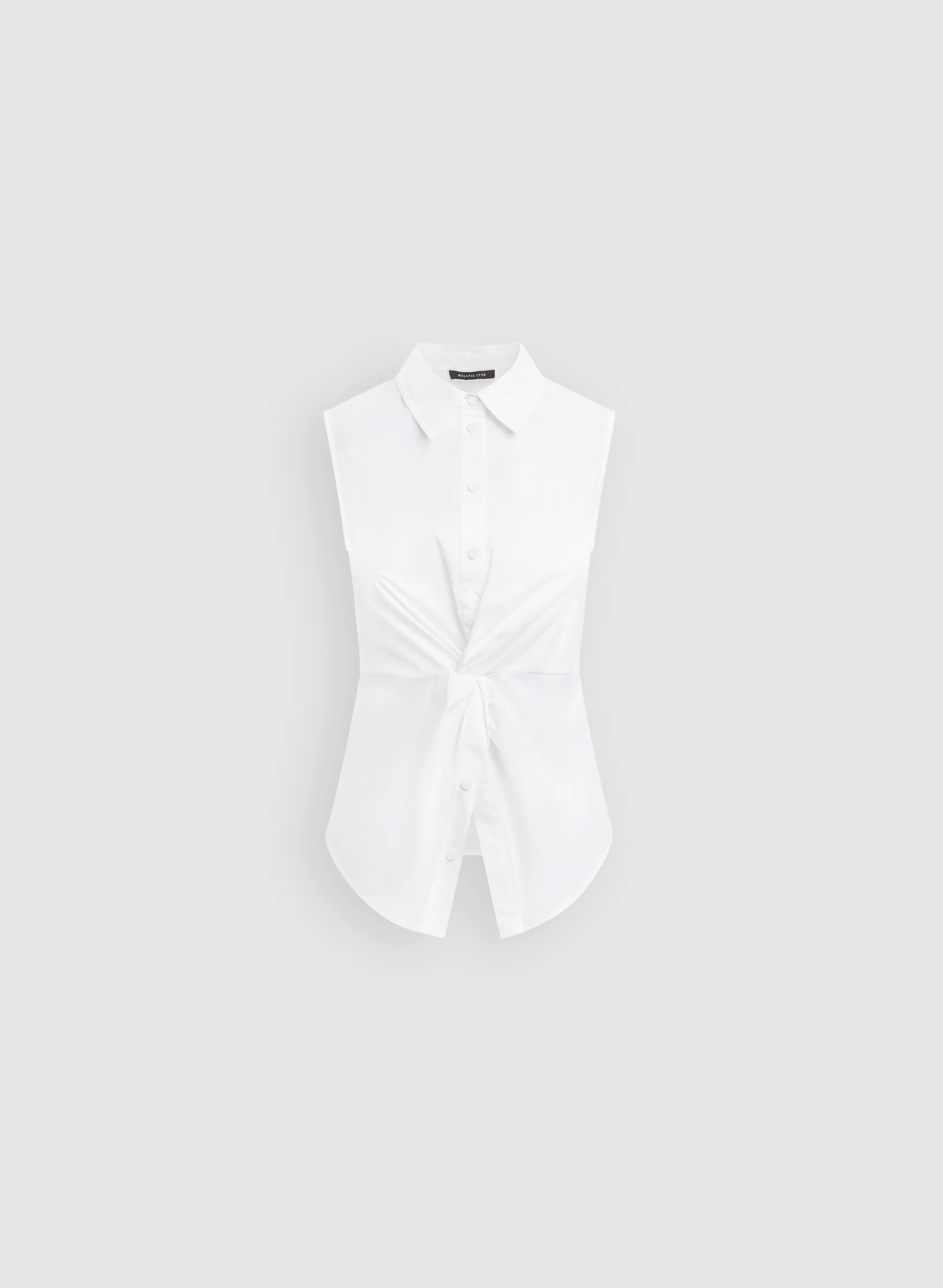 Knot Detail Sleeveless Blouse - Image 6