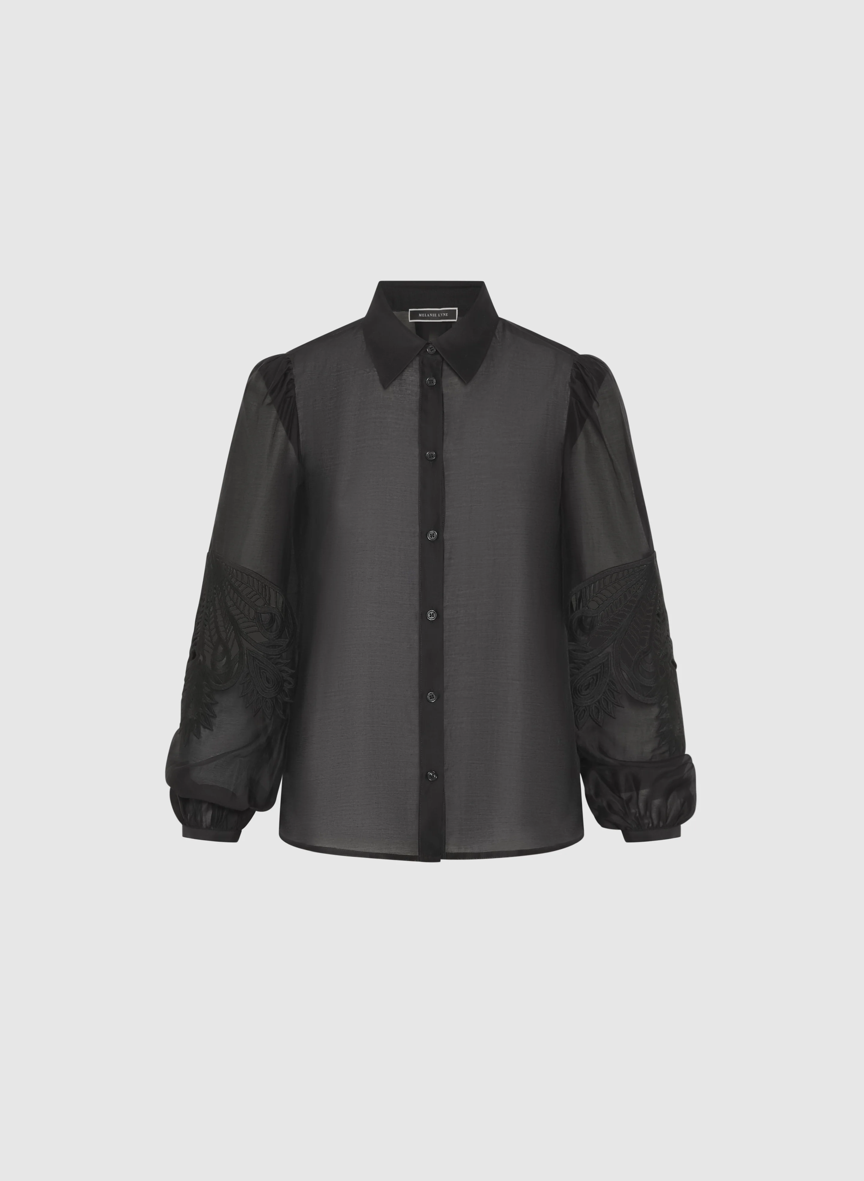 Lace Cotton Voile Blouse - Image 6