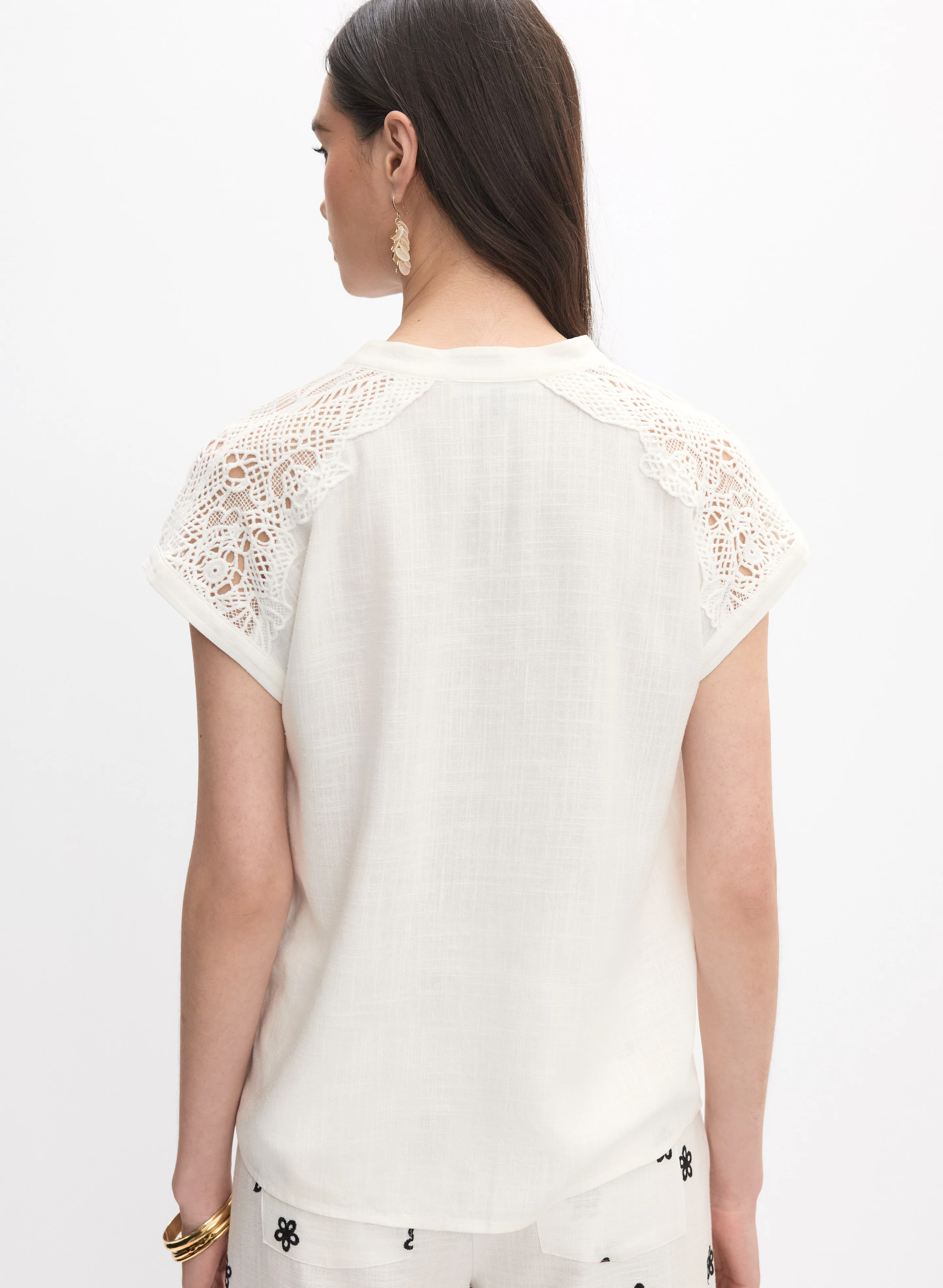 Lace Detail Blouse - Image 2