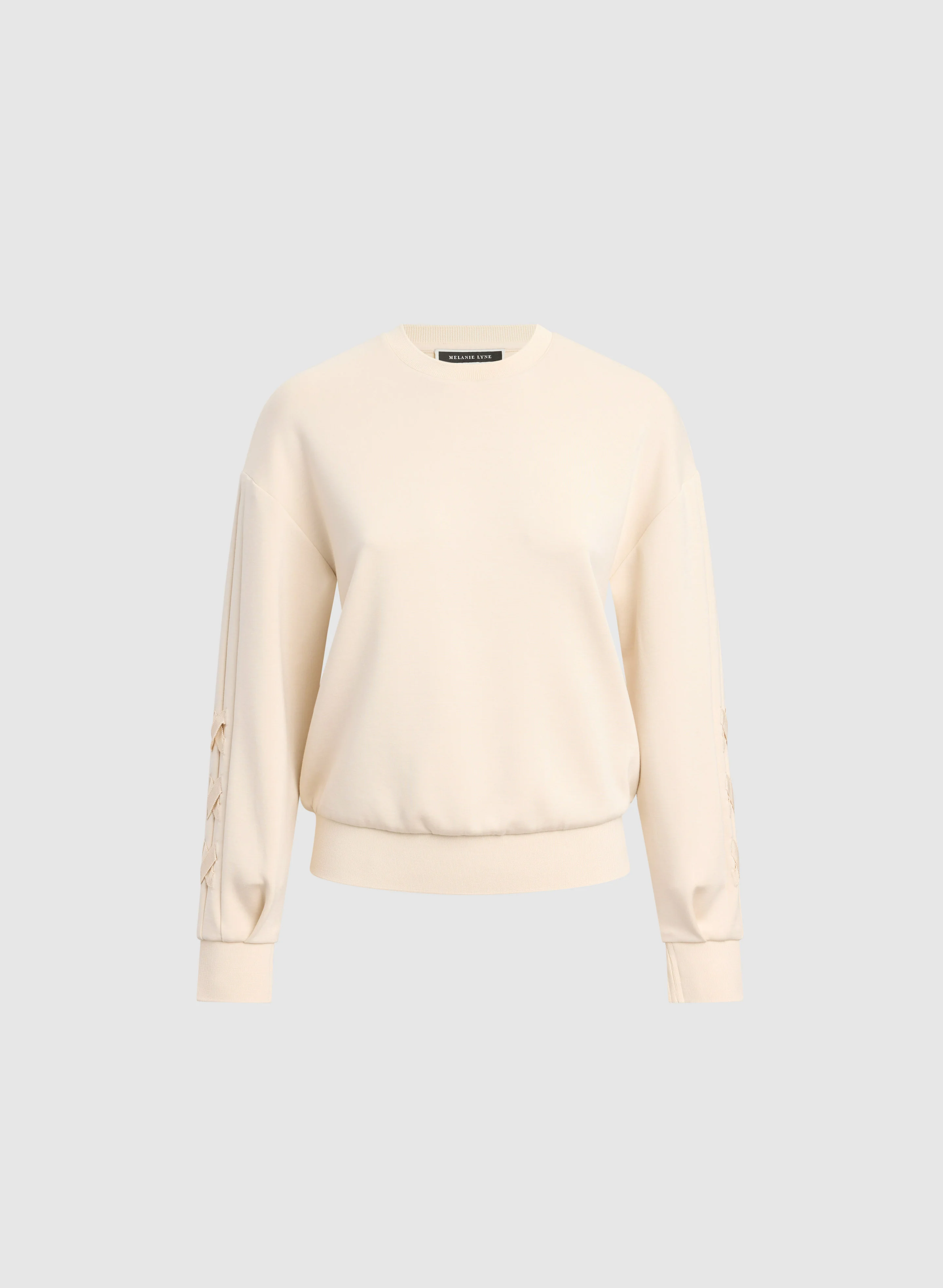 Lace-Up Detail Sweatshirt - Image 6