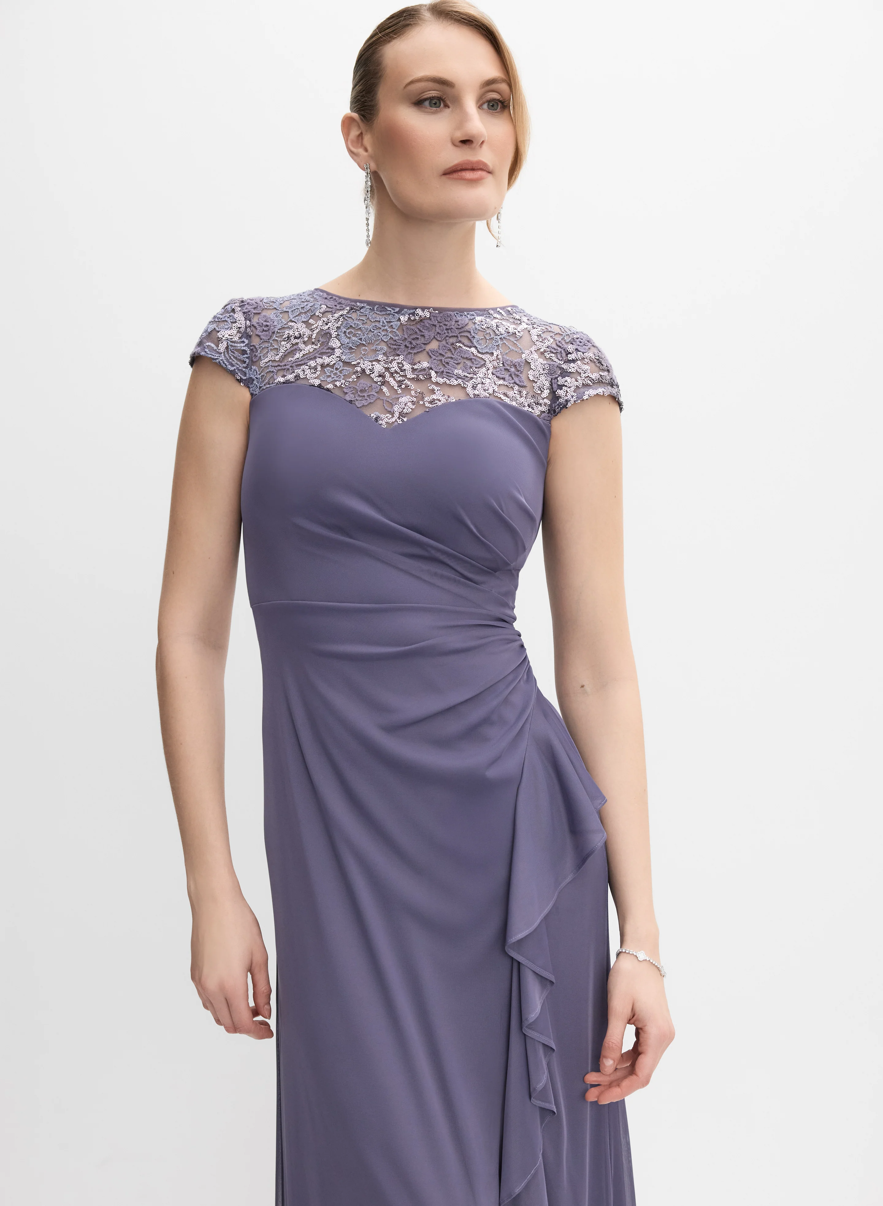 Lace Yoke Dress - Image 5
