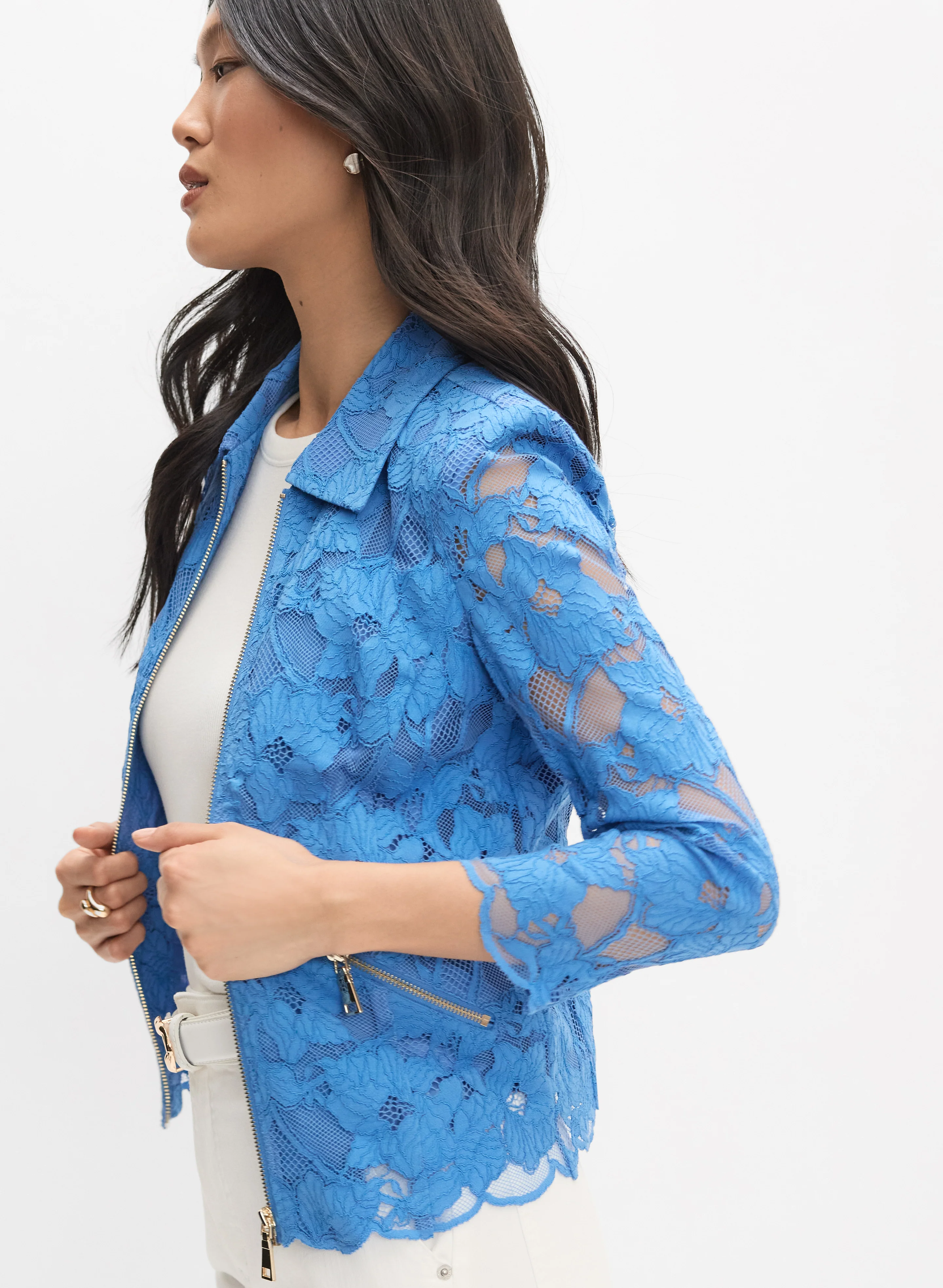 Lace Zip Jacket - Image 5