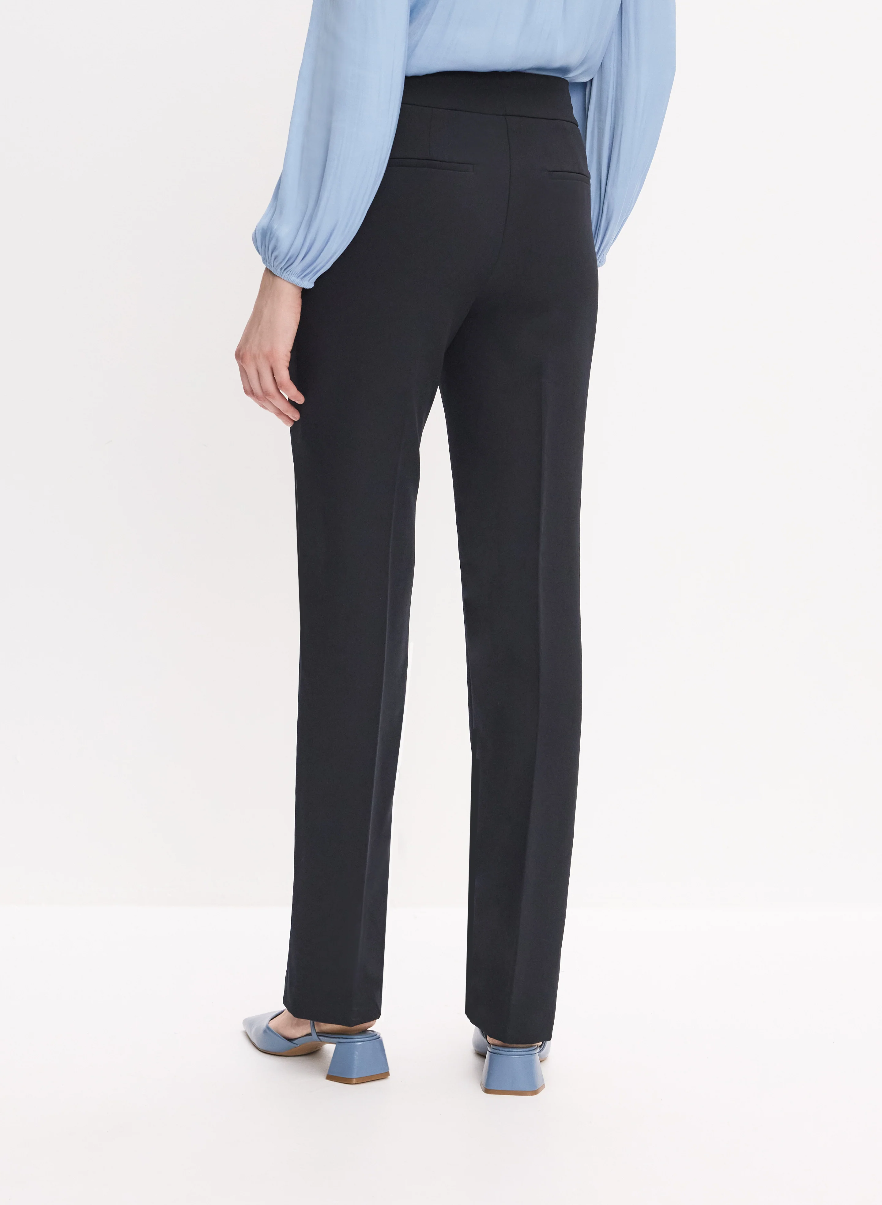 Lauren Ring Insert Straight-Leg Pants - Image 2