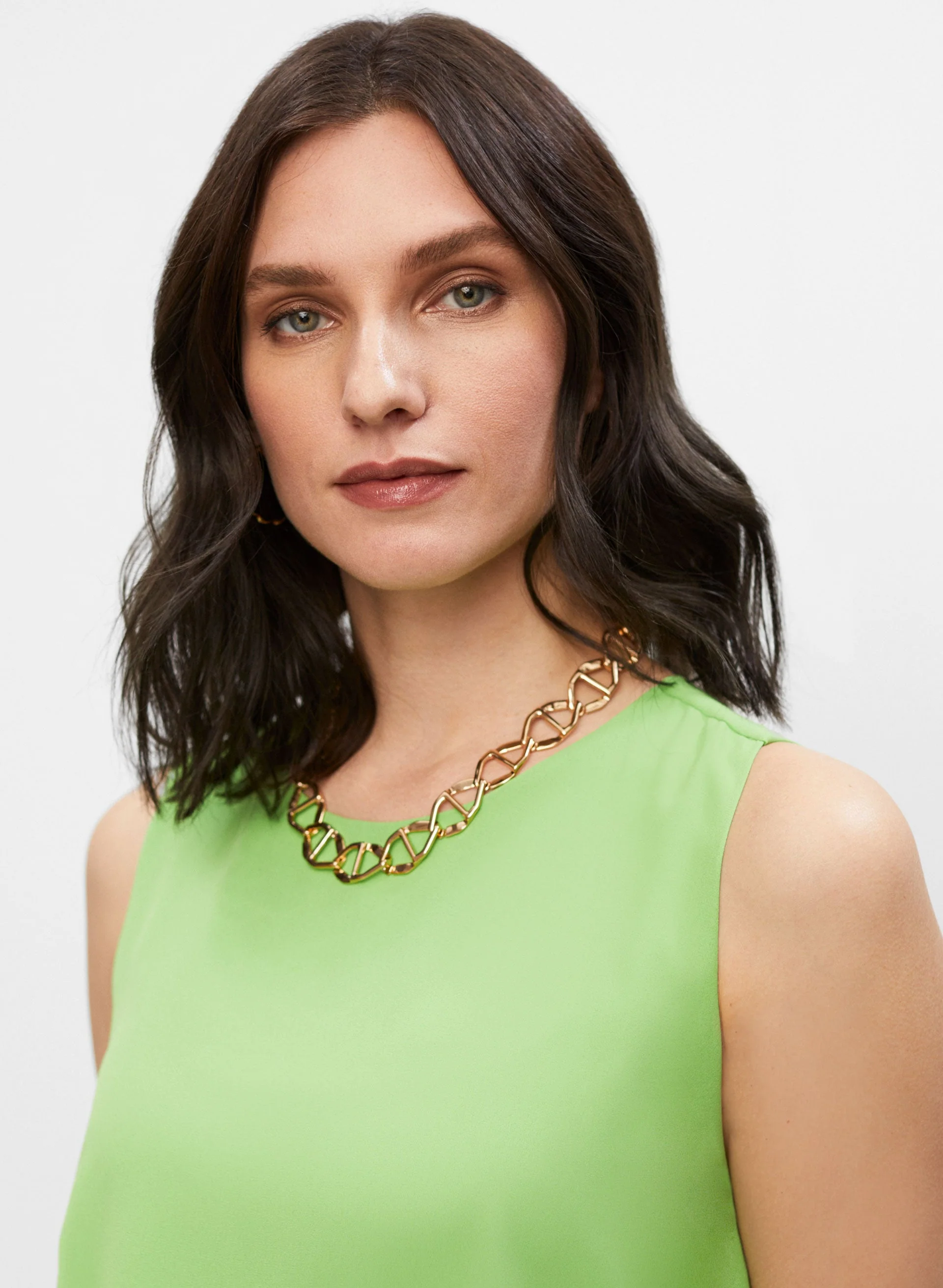 Layered Sleeveless Blouse - Image 2