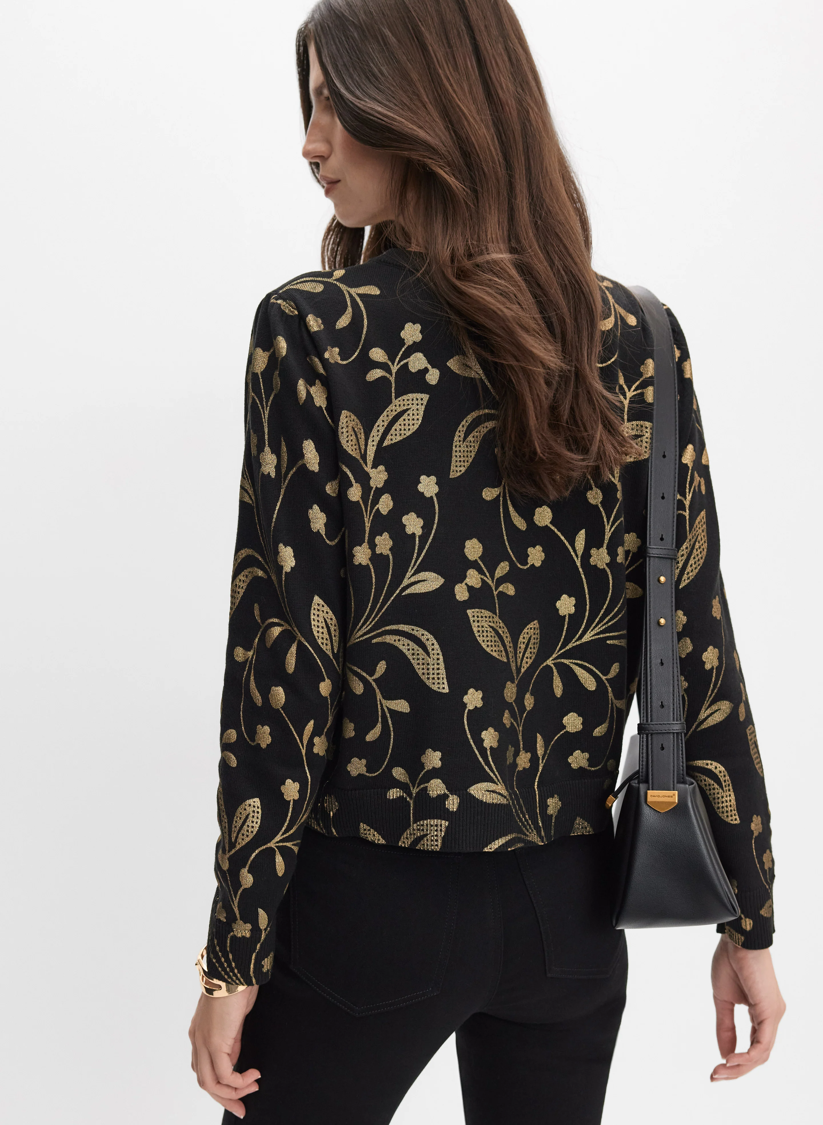 Leaf Foil Cardigan - Image 4