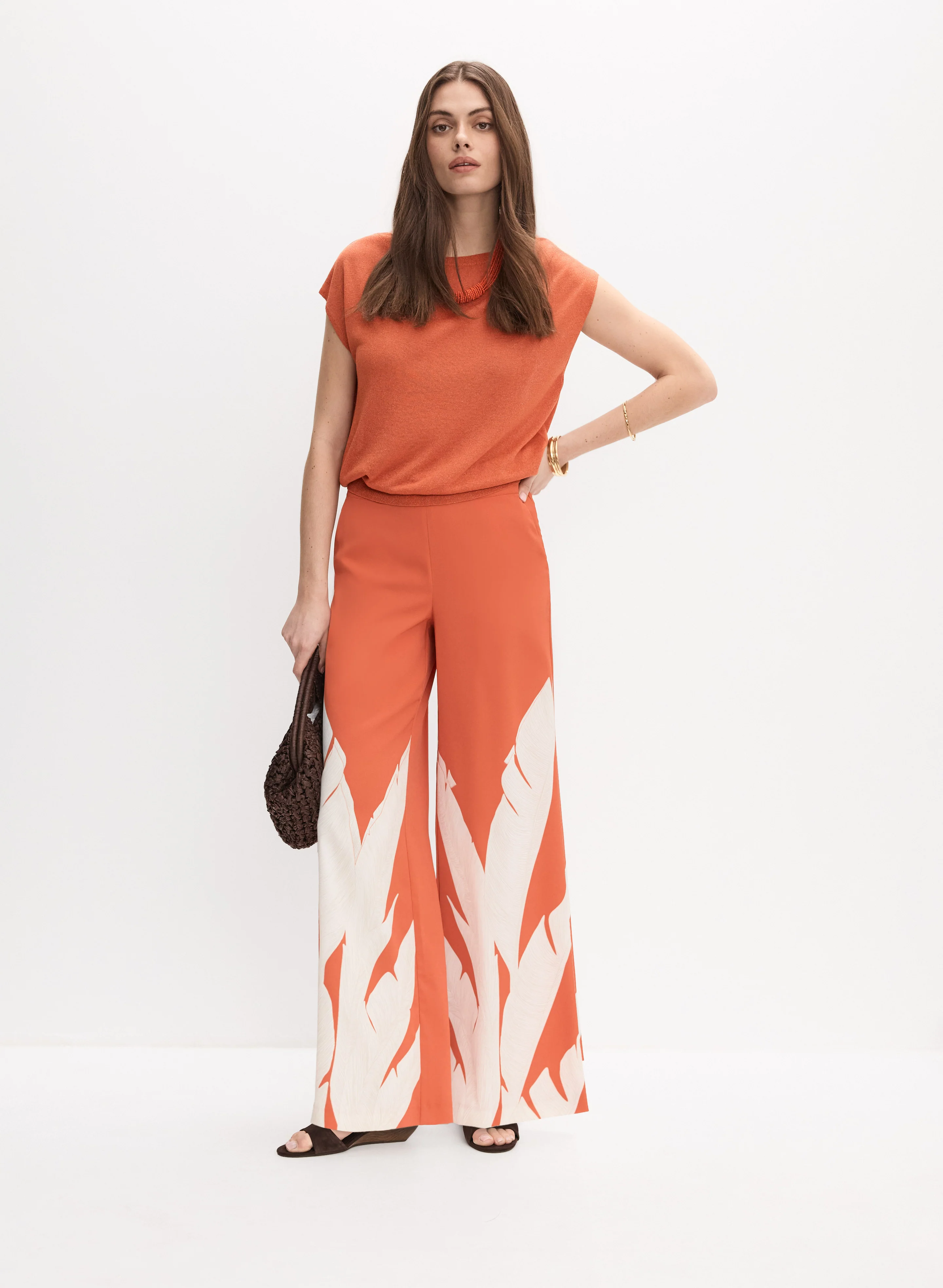 Leaf Print Pants - Image 3