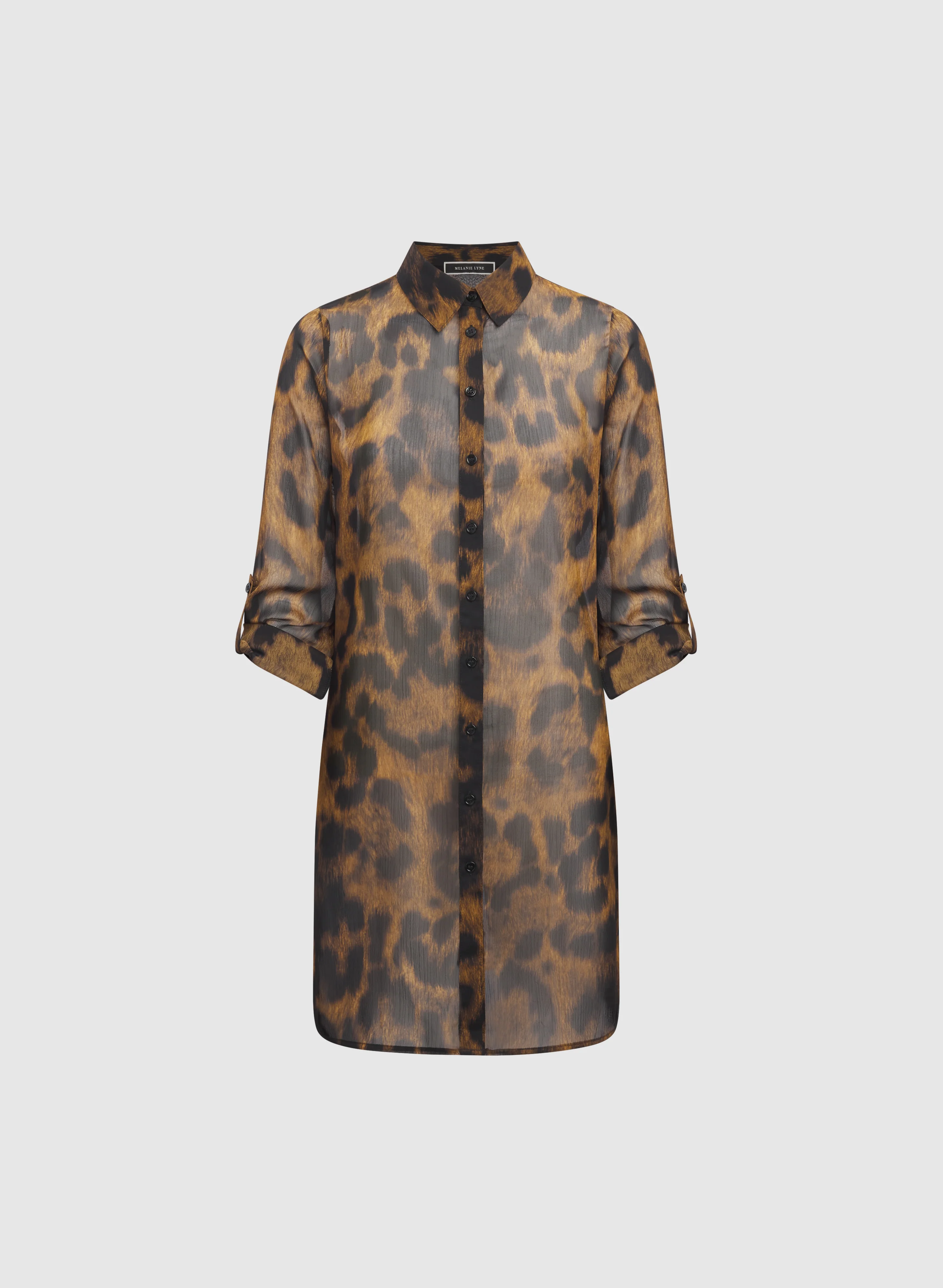 Leopard Chiffon Blouse - Image 7