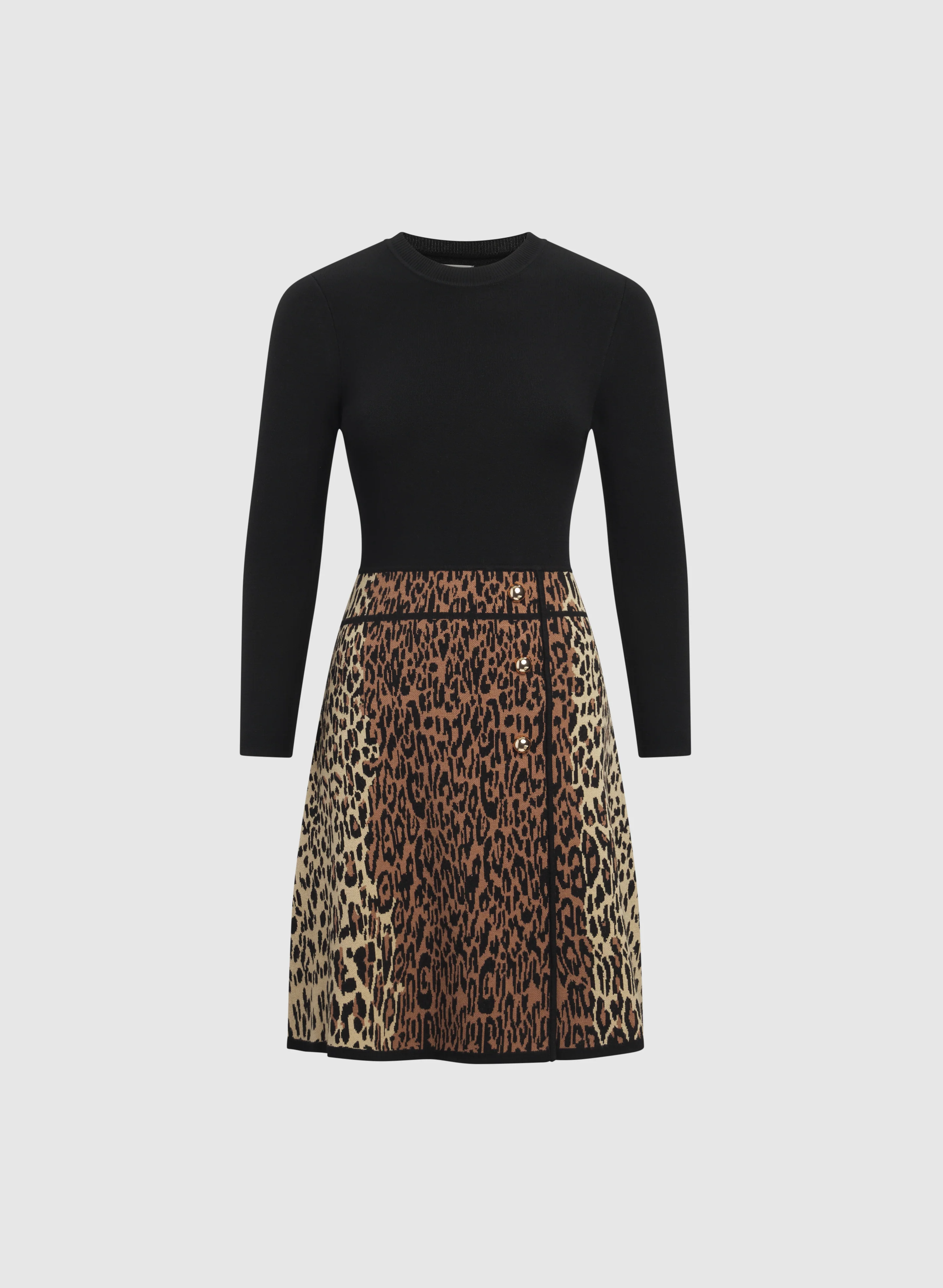 Leopard Knit Dress - Image 5