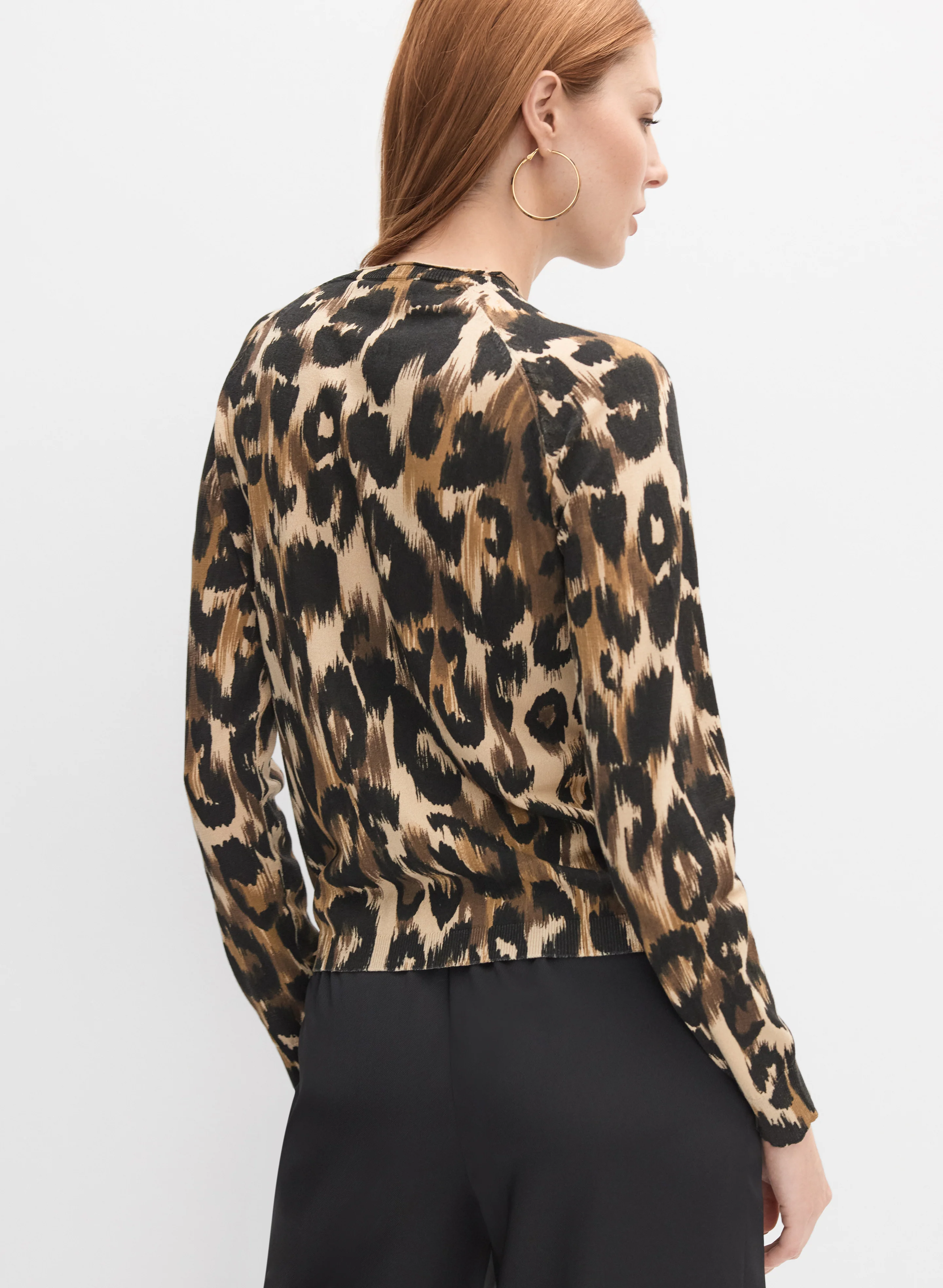 Leopard Print Pullover Top - Image 4