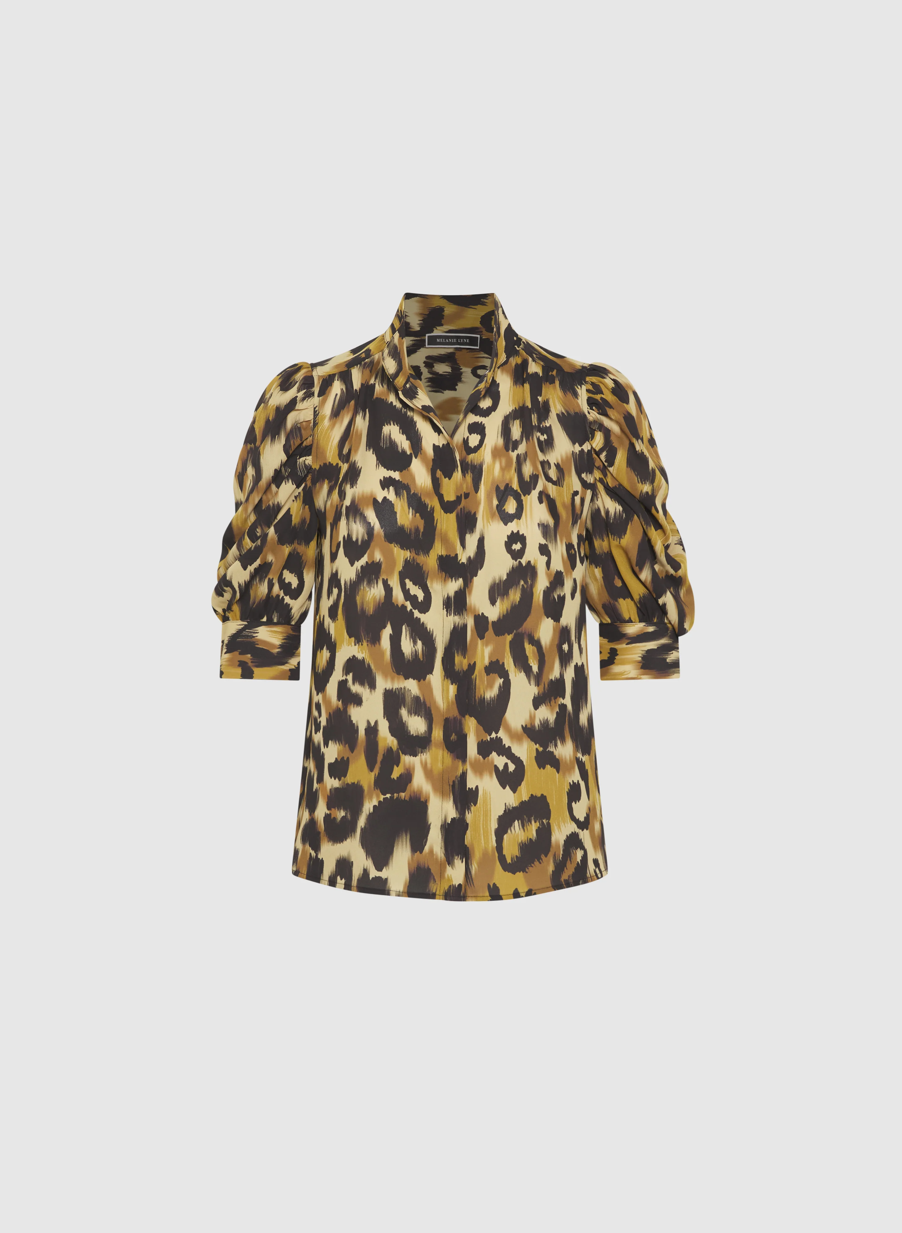 Leopard Puff Sleeve Blouse - Image 6