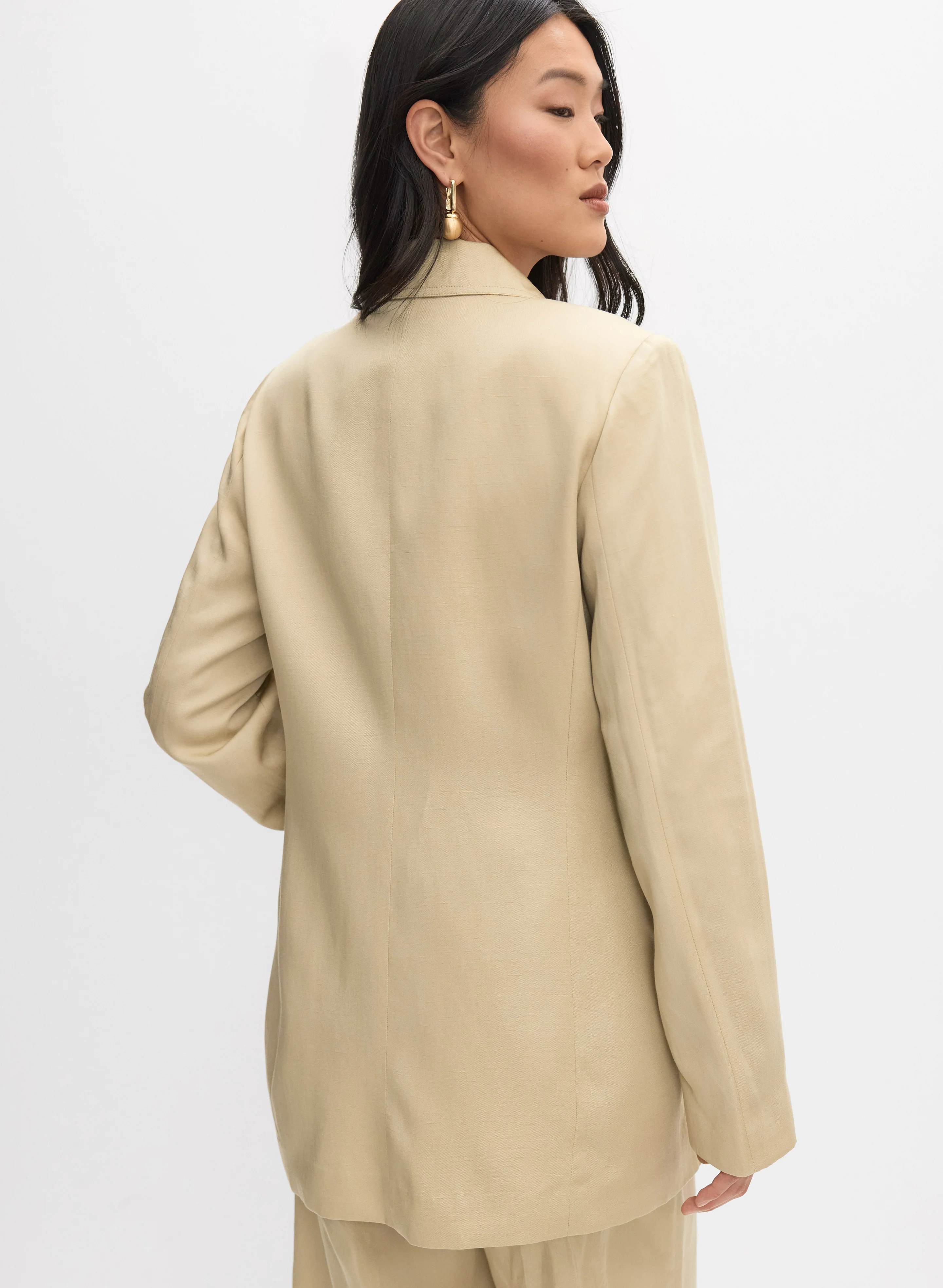 Linen-Blend Blazer - Image 8