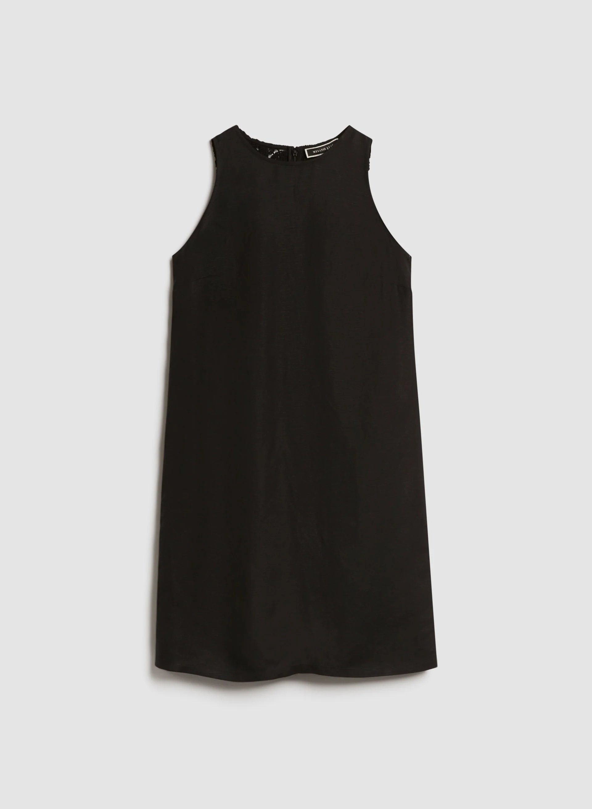 Linen-Blend Crochet Lace Dress - Image 6