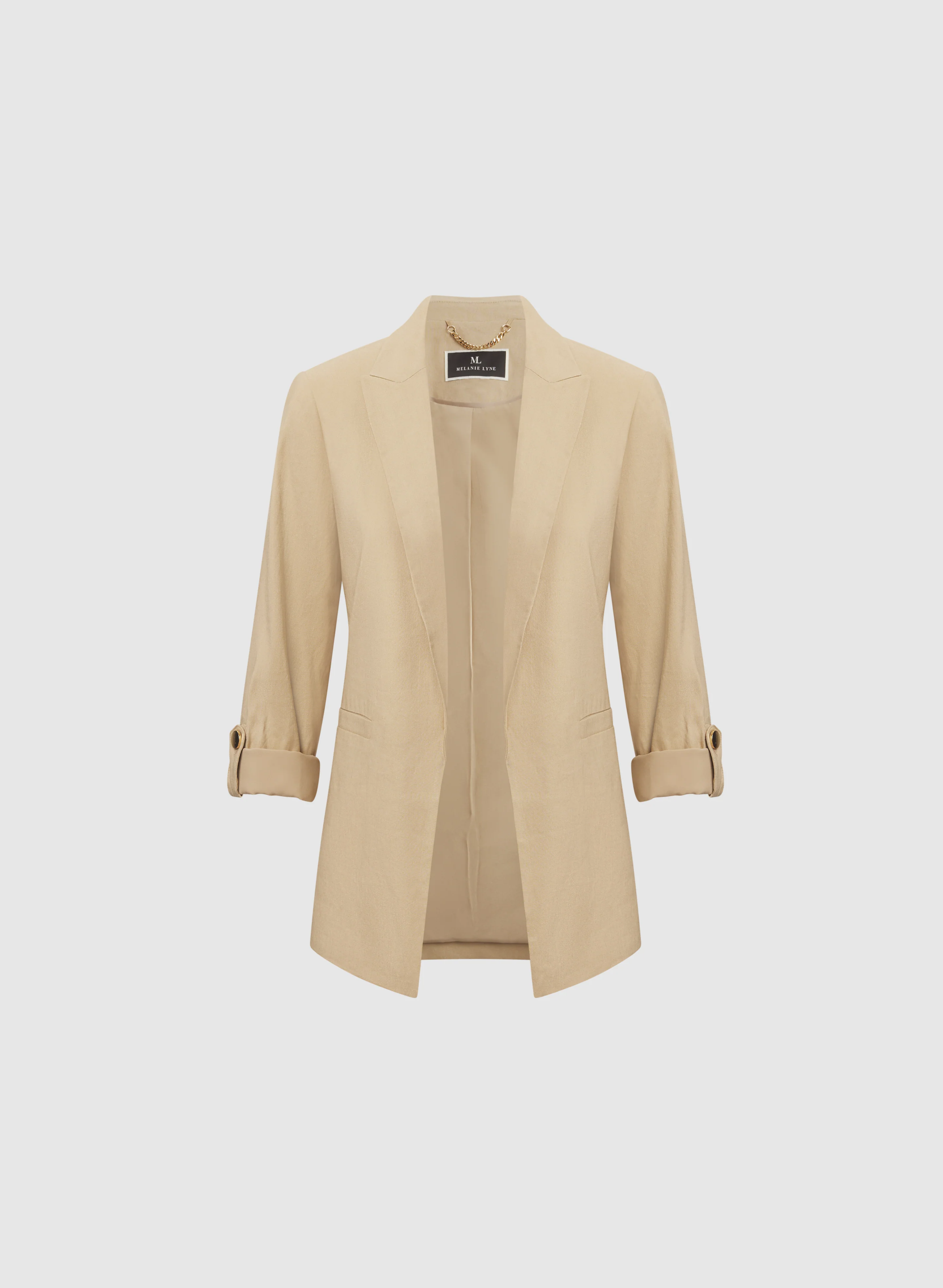 Linen-Blend Blazer - Image 6